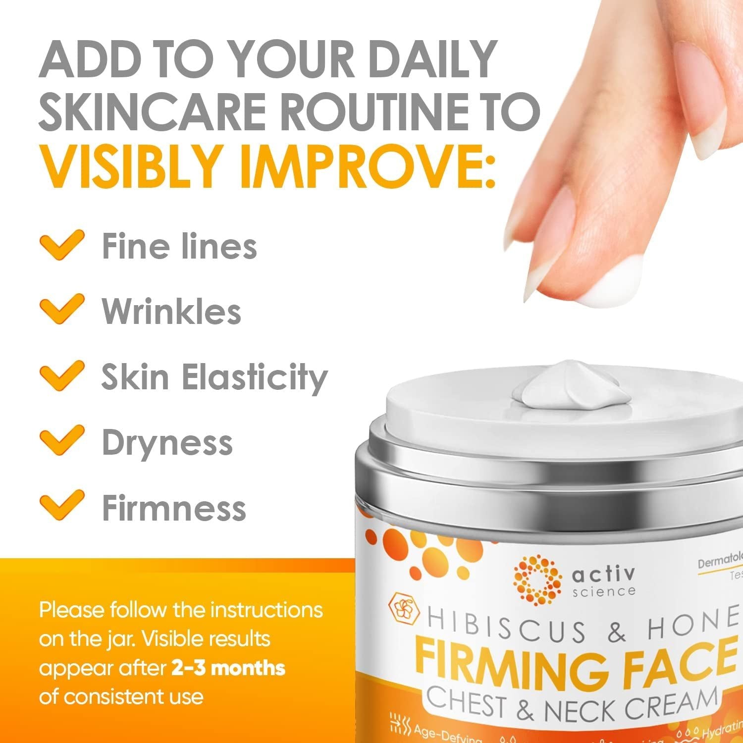 ACTIVSCIENCE Hibiscus & Honey Firming Cream – 50ml | Anti-Aging & Hydrating Formula ACTIVSCIENCE Hibiscus & Honey Firming Cream – 50ml | Anti-Aging & Hydrating Formula