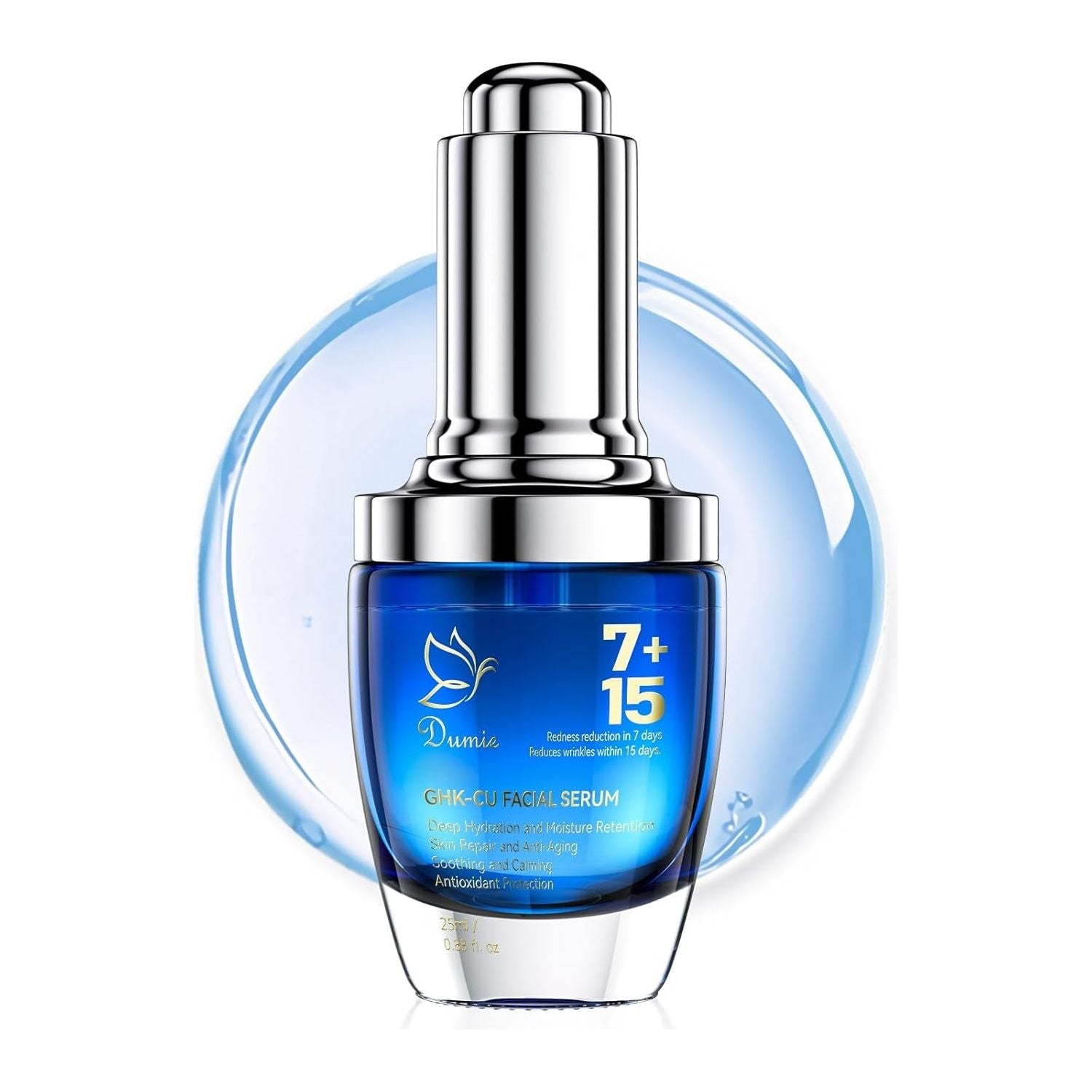 Dumie GHK-Cu Copper Peptide Serum - 25ml | Anti-Aging, Firming & Hydrating Elixir Dumie GHK-Cu Copper Peptide Serum - 25ml | Anti-Aging, Firming & Hydrating Elixir