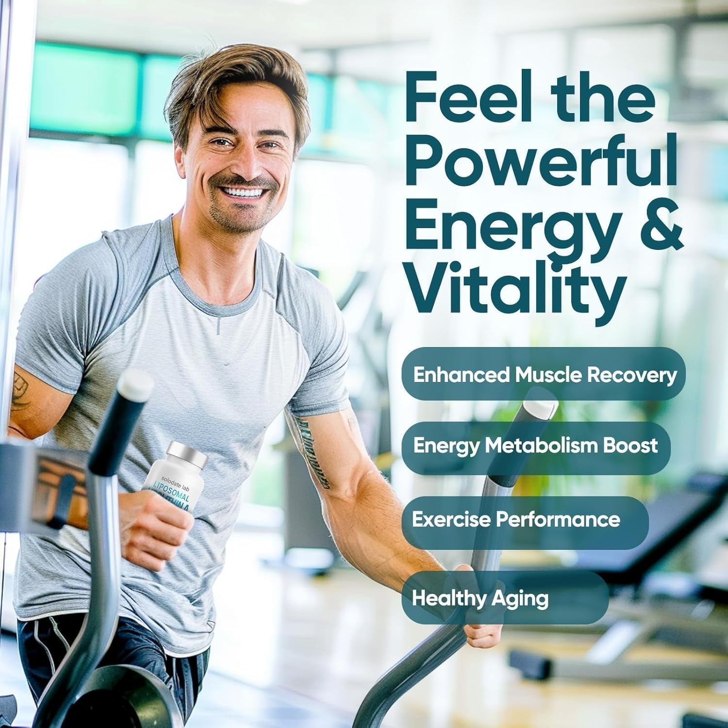 solodate lab Liposomal Urolithin A Supplement – 120 Softgels | Cellular Energy, Healthy Aging & Muscle Support solodate lab Liposomal Urolithin A Supplement – 120 Softgels | Cellular Energy, Healthy Aging & Muscle Support