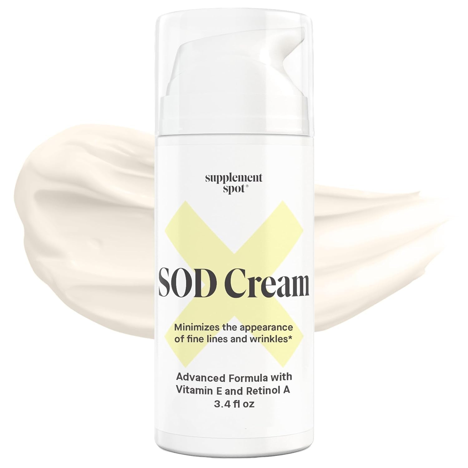 Supplement Spot SOD Cream – 100ml | Powerful Anti-Aging Moisturizer with Superoxide Dismutase for Smooth, Youthful Skin Supplement Spot SOD Cream – 3.4 fl oz | Powerful Anti-Aging Moisturizer with Superoxide Dismutase for Smooth, Youthful Skin