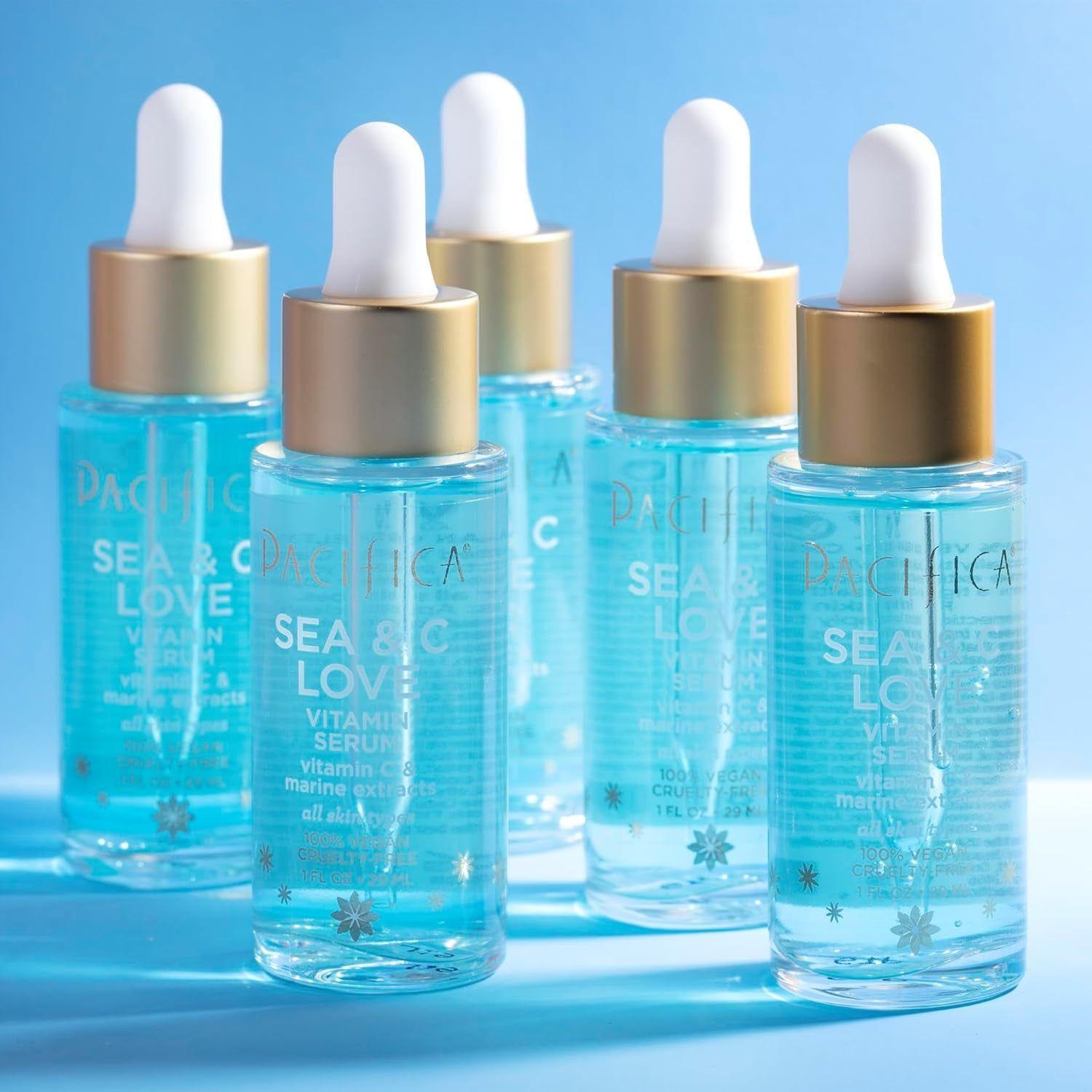 Pacifica Sea & C Love Vitamin Serum – 29ml | Blue Light Protection, Hydration & Brightening Boost Pacifica Sea & C Love Vitamin Serum – 29ml | Blue Light Defense & Brightening Face Serum