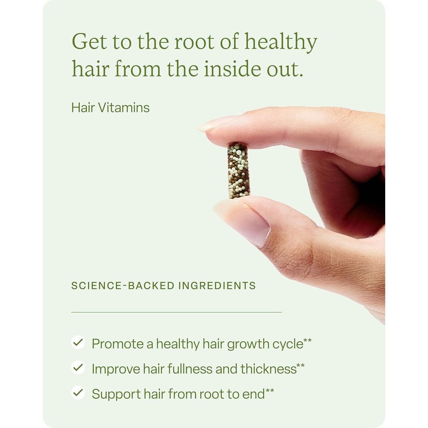 Divi Hair Vitamins – 120 Capsules | Strengthen Hair from the Inside Out | 30-Day Supply Hair Vitamins for Women and Men - Made with Clean and Science-Backed Ingredients to Grow + Thicken - Create a Healthy Hair Environment - 30 Day Supply, 120 Count