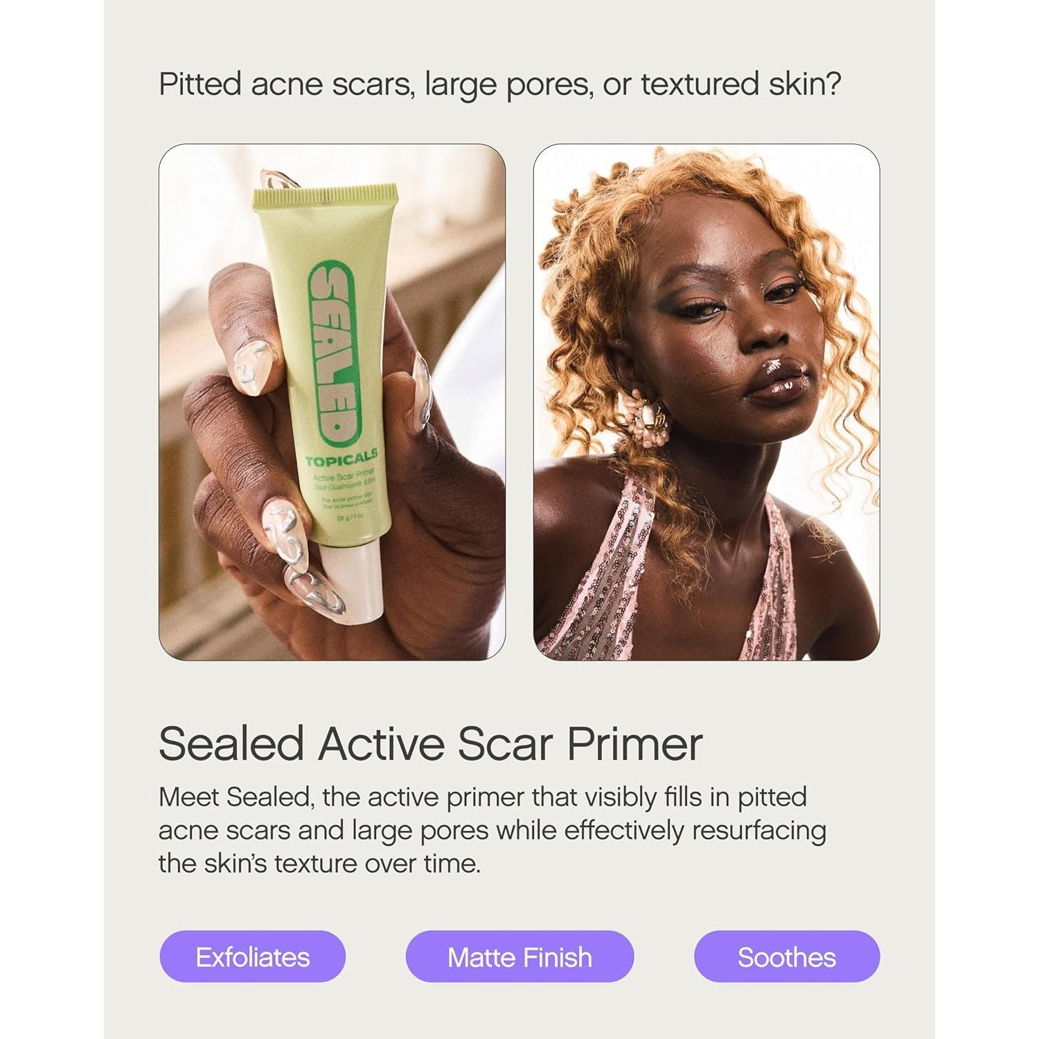 Topicals Sealed Active Scar Primer – 28ml | Instantly Smooths & Improves Scar Appearance Topicals Sealed Active Scar Primer – 28ml | Instantly Smooths & Improves Scar Appearance