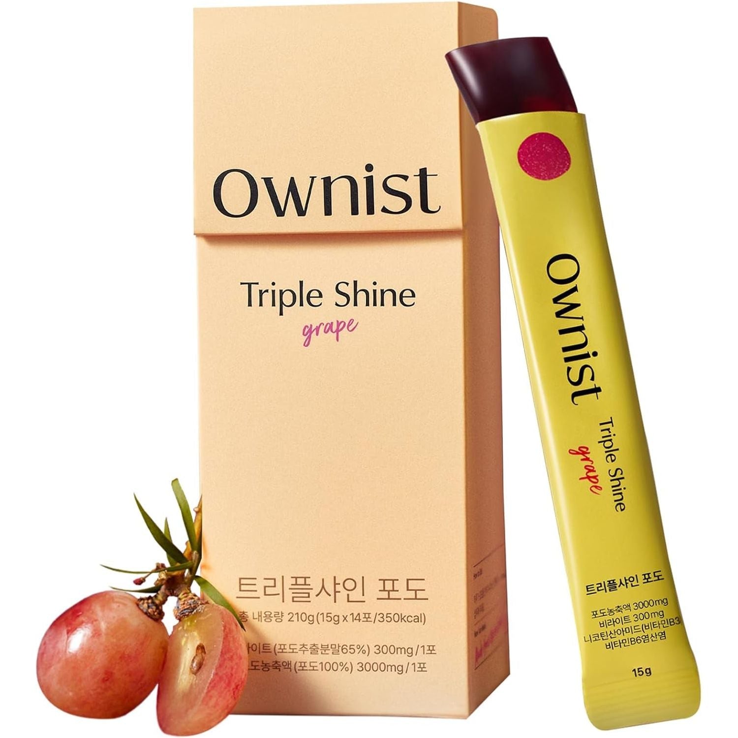 Ownist Triple Shine Grape – 14 Stick Packs | Brightening & Even Skin Tone Support Ownist Triple Shine Grape – 14 Stick Packs | Brightening & Even Skin Tone Support