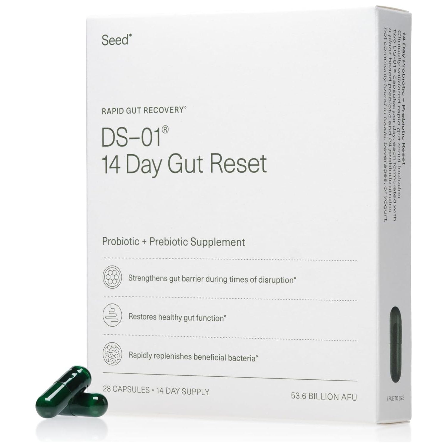 Seed DS-01® 14-Day Gut Reset – 28 Capsules | Rapid Gut Relief & Microbiome Support Seed DS-01® 14-Day Gut Reset – 28 Capsules | Rapid Gut Relief & Microbiome Support