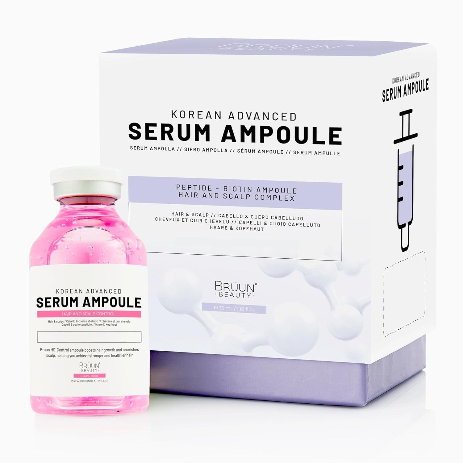 BRÜUN Korean Advanced Serum Ampoule Hair and Scalp Control – 35ml | Strengthens Roots, Stimulates Growth & Soothes Scalp BRÜUN Korean Advanced Serum Ampoule Hair and Scalp Control – 35ml | Strengthens Roots, Stimulates Growth & Soothes Scalp