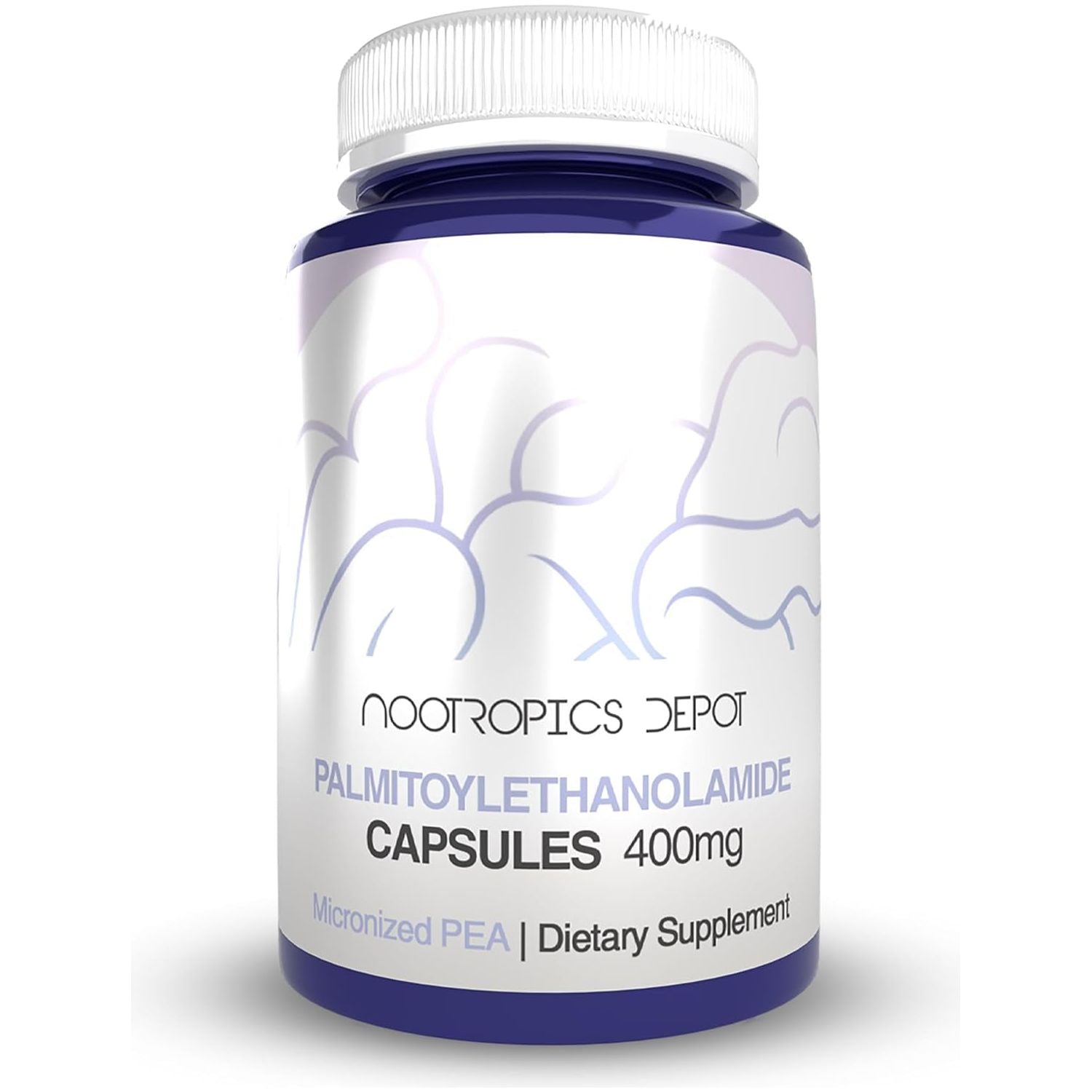 Nootropics Depot Palmitoylethanolamide Capsules 400mg – 180 Capsules | Natural Discomfort & Nerve Support Nootropics Depot Palmitoylethanolamide Capsules 400mg – 180 Capsules | Natural Discomfort & Nerve Support
