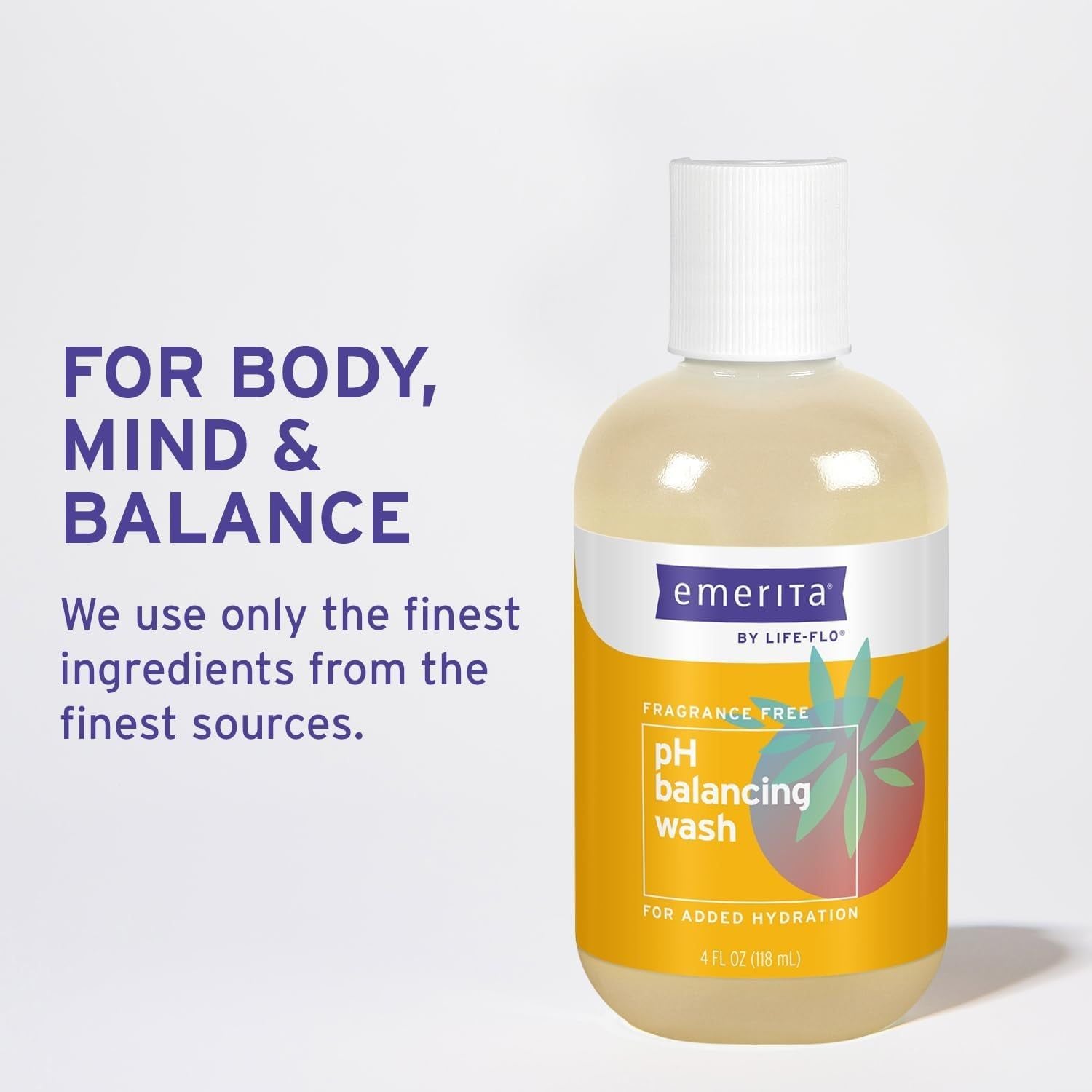 Emerita by Life-flo pH Balancing Wash for Women – Gentle Feminine Cleanser – 4 fl oz (118ml) Emerita by Life-flo pH Balancing Wash for Women – Gentle Feminine Cleanser – 4 fl oz (118ml)