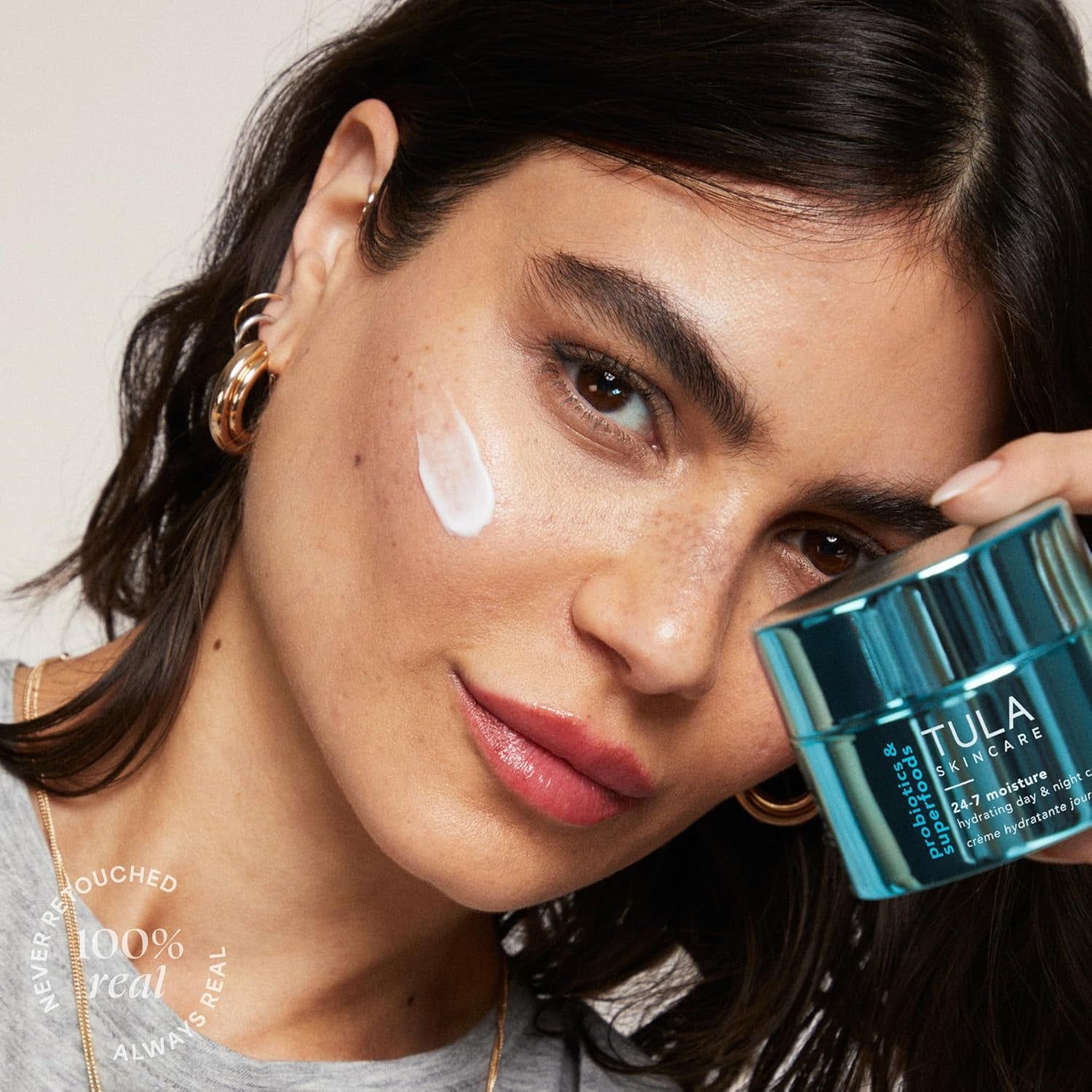 TULA SKINCARE 24-7 Moisture Hydrating Day & Night Cream (Chrome) – 43g | All-Day Hydration & Skin Balance TULA SKINCARE 24-7 Moisture Hydrating Day & Night Cream (Chrome) – 43g | All-Day Hydration & Skin Balance