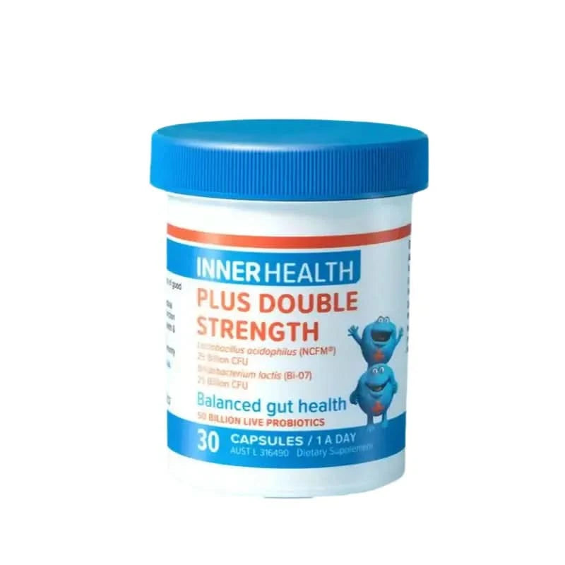 INNER HEALTH Plus Double Strength - 30 Capsules | Gut Health, Immunity & Wellbeing Support INNER HEALTH Plus Double Strength - 30 Capsules | Gut Health, Immunity & Wellbeing Support