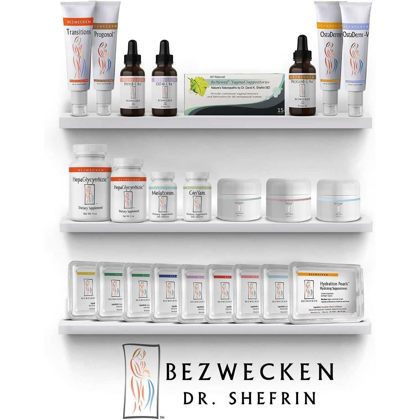 Bezwecken Hydration Pearls Oval Suppositories – 16 Count | Natural Vaginal Lubrication & Moisture Support – Hormone-Free, Paraben-Free Bezwecken – Hydration Pearls Oval Suppositories – 16 Oval Suppositories – Professionally Formulated for Immediate Vaginal Lubrication – Safe & Natural