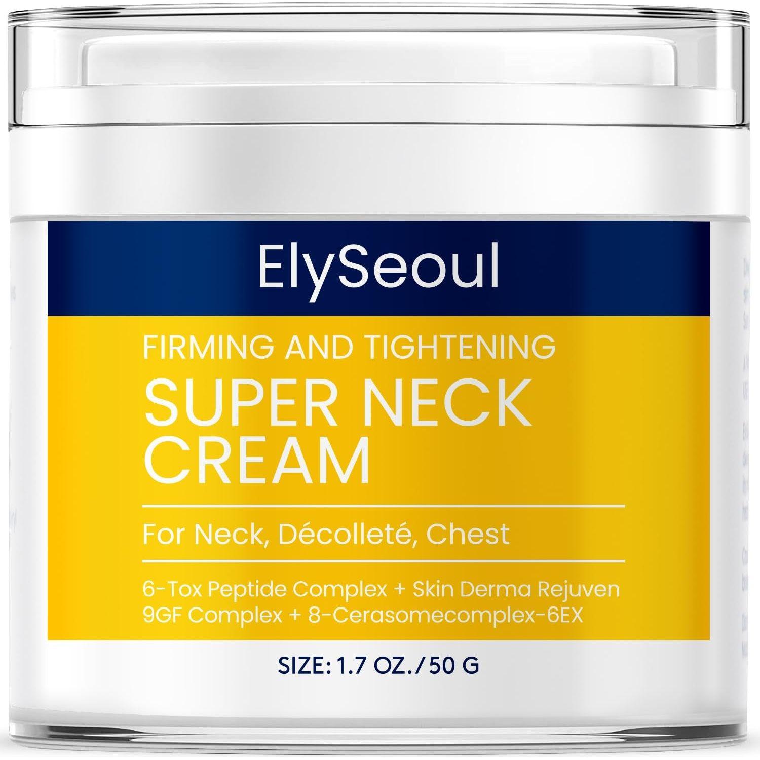 ElySeoul Firming & Tightening Super Neck Cream – 50g | Advanced K-Beauty Lifting Formula ElySeoul Firming & Tightening Super Neck Cream – 50g | Advanced K-Beauty Lifting Formula