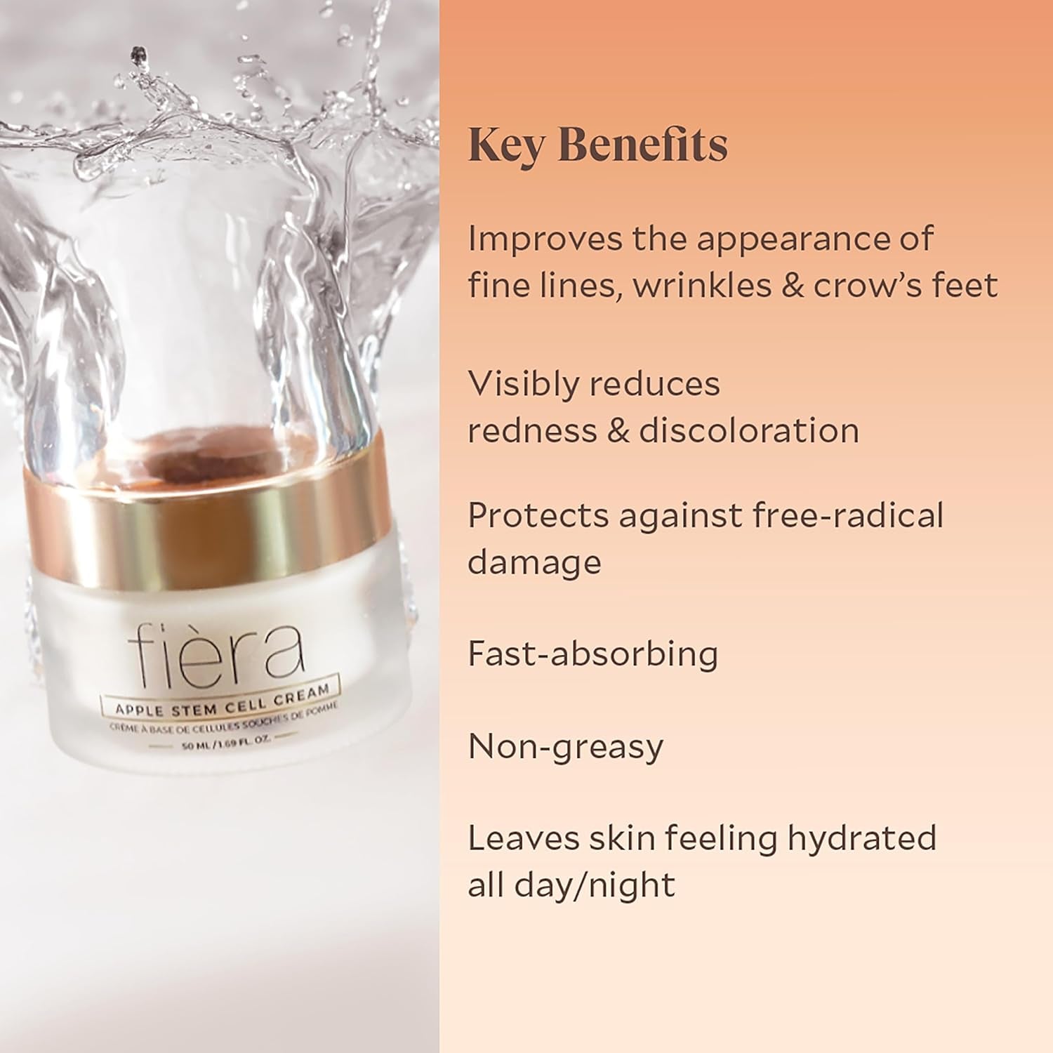 FIÈRA Apple Stem Cell Cream – 50ml | Anti-Aging Moisturizer for Mature Skin (40+) FIÈRA Apple Stem Cell Cream – 50ml | Anti-Aging Moisturizer for Mature Skin (40+)