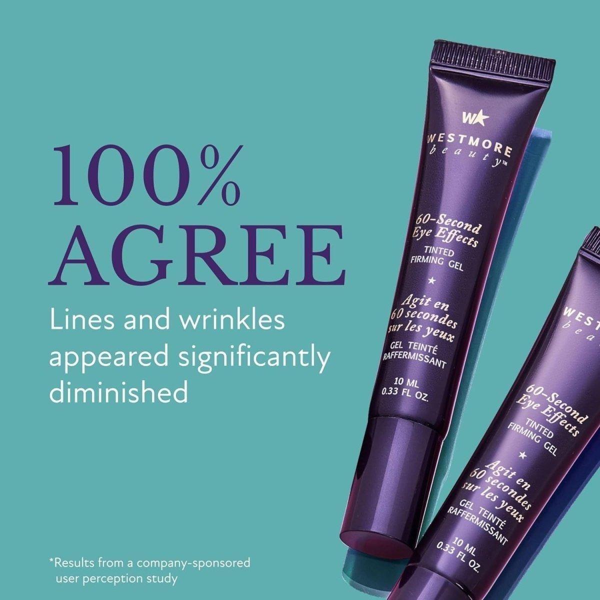 Westmore Beauty 60-Second Eye Effects Tinted Firming Gel – 10ml | Instant Under-Eye Lift & Puffiness Reducer Westmore Beauty 60 Second Eye Effects Tinted Firming Gel - 10ml - Glam Global UKWestmore Beauty