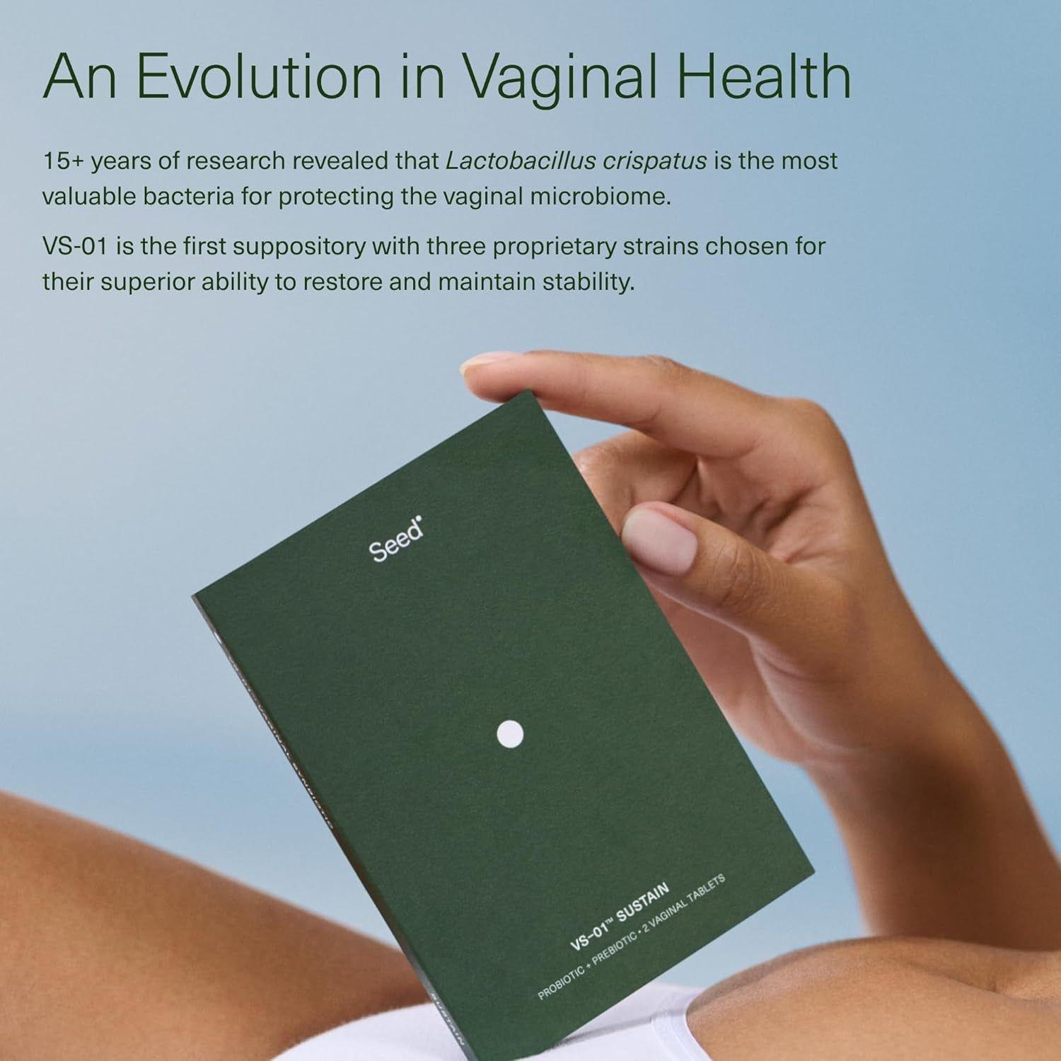 Seed VS-01™ Vaginal Synbiotic 2-Month Starter Kit – 8 Vaginal Tablets & 8 Applicators | Clinically Proven Vaginal Microbiome Support Seed VS-01™ Vaginal Synbiotic 2-Month Starter Kit – 8 Vaginal Tablets & 8 Applicators | Clinically Proven Vaginal Microbiome Support