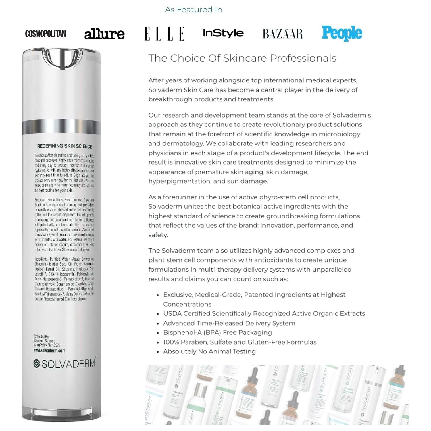 Solvaderm Stemuderm Anti-Wrinkle Treatment – 50ml | Advanced Peptide & Stem Cell Complex for Firm, Youthful Skin Solvaderm Stemuderm Anti-Wrinkle Treatment – 50ml | Advanced Peptide & Stem Cell Complex for Firm, Youthful Skin