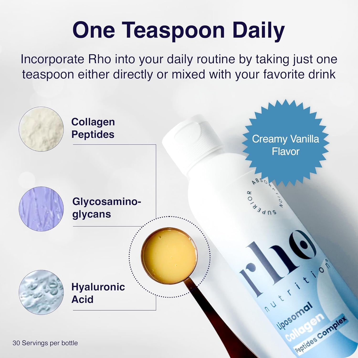 Rho Nutrition Liposomal Collagen Peptides Complex – 150ml | 10x Absorption for Skin Elasticity, Wrinkle Reduction & Joint Support Rho Nutrition Liposomal Collagen Peptides Complex – 150ml | 10x Absorption for Skin Elasticity, Wrinkle Reduction & Joint Support