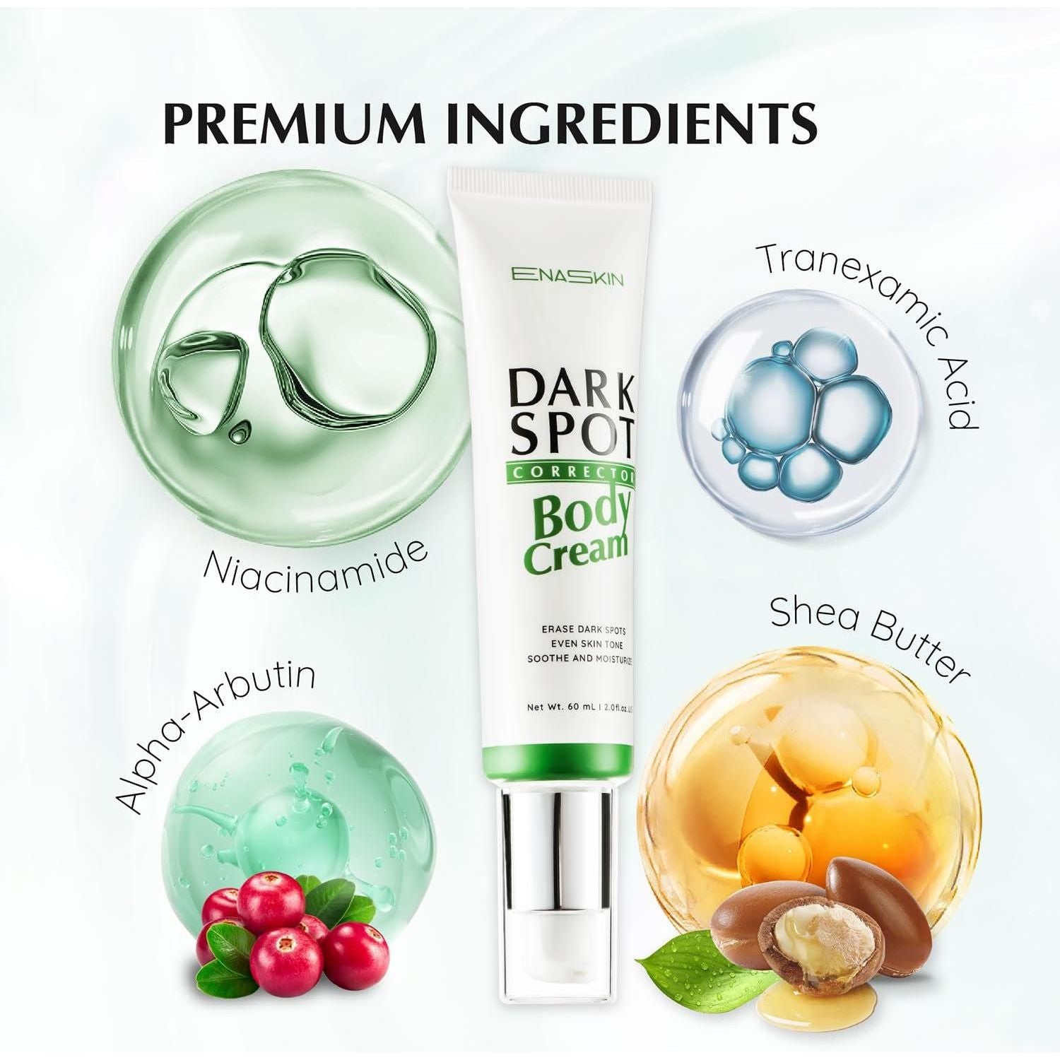 EnaSkin Dark Spot Corrector Cream for Body – 30ml | Intensive Brightening & Even Skin Tone EnaSkin Dark Spot Corrector Cream for Body - 60ml - Glam Global UKEnaSkin
