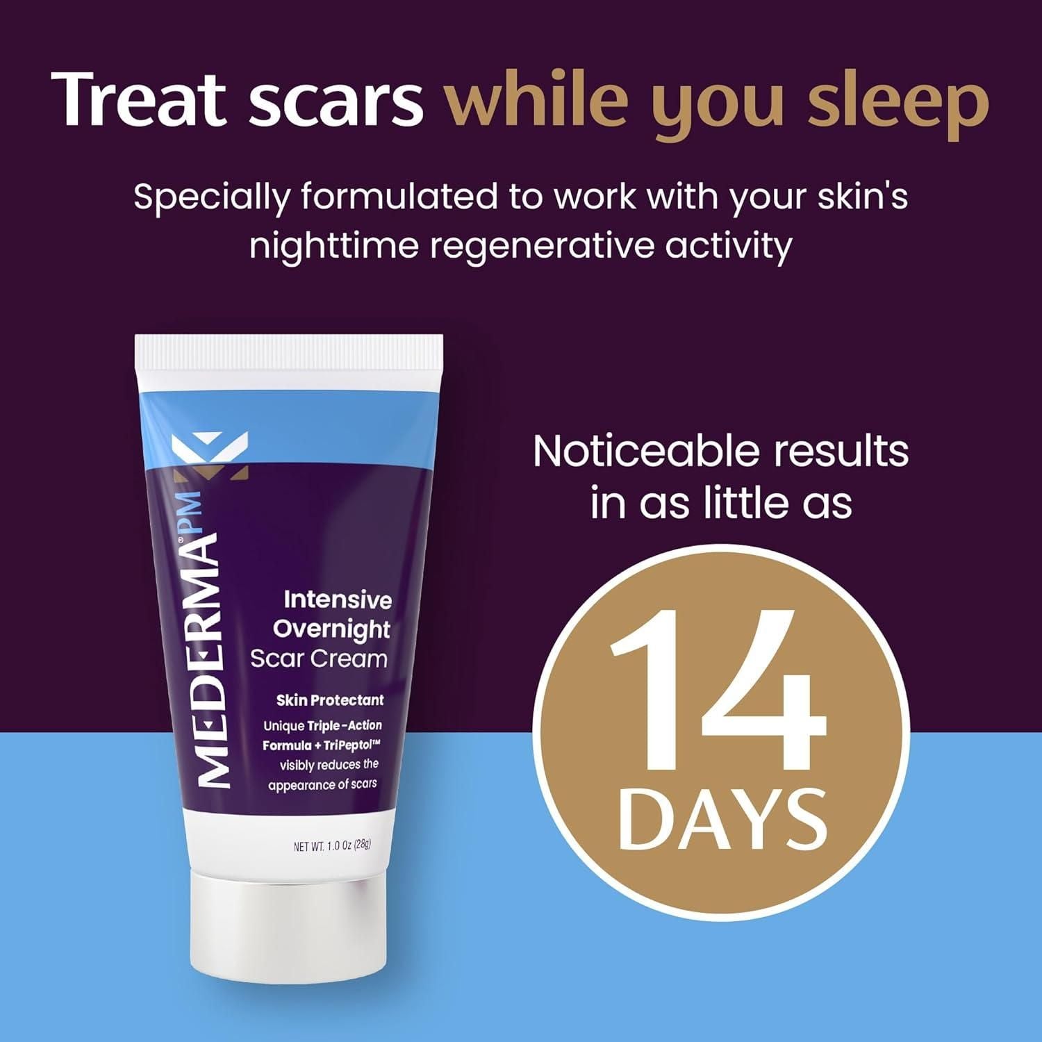 Mederma Intensive Overnight Scar Cream – 30ml | Clinically Proven Scar Treatment Mederma Intensive Overnight Scar Cream - 30ml - Glam Global UKMederma