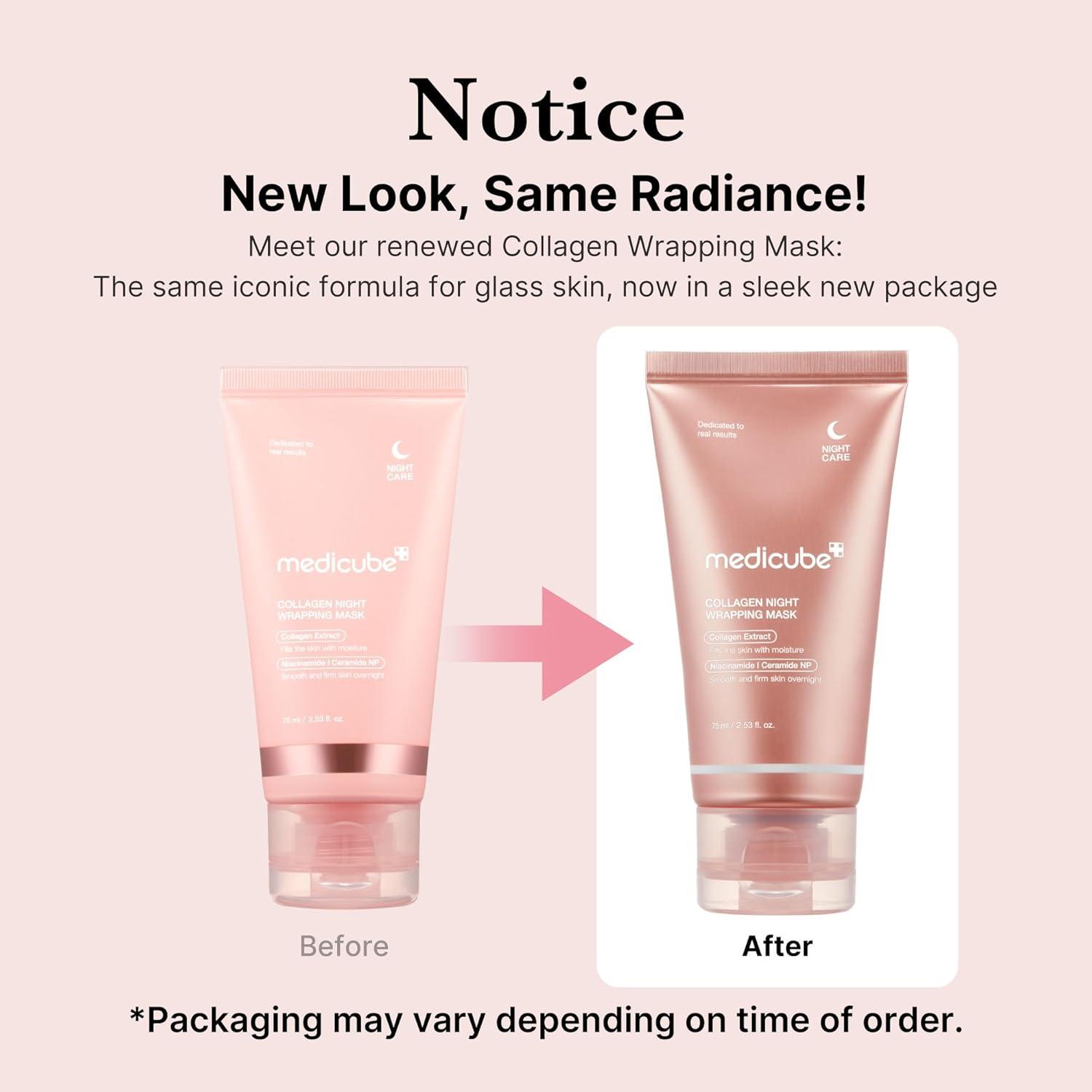 Medicube Collagen Night Wrapping Mask – 75ml | Firming Overnight Mask for Radiant, Youthful Skin Medicube Collagen Night Wrapping Mask – 75ml | Firming Overnight Mask for Radiant, Youthful Skin