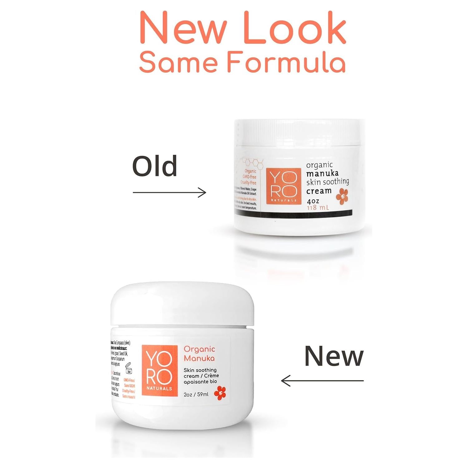 Yo Ro Organic Manuka Skin Soothing Cream - 60ml | Natural Relief for Dry & Irritated Skin Yo Ro Organic Manuka Skin Soothing Cream - 60ml | Natural Relief for Dry & Irritated Skin