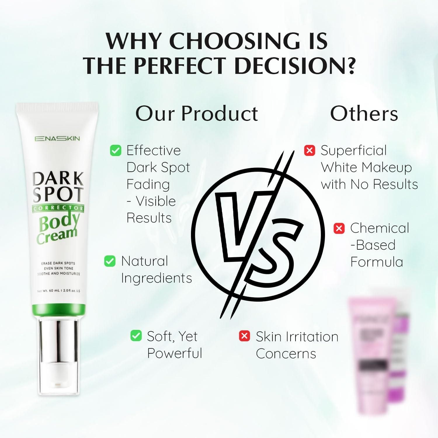 EnaSkin Dark Spot Corrector Cream for Body – 30ml | Intensive Brightening & Even Skin Tone EnaSkin Dark Spot Corrector Cream for Body - 60ml - Glam Global UKEnaSkin