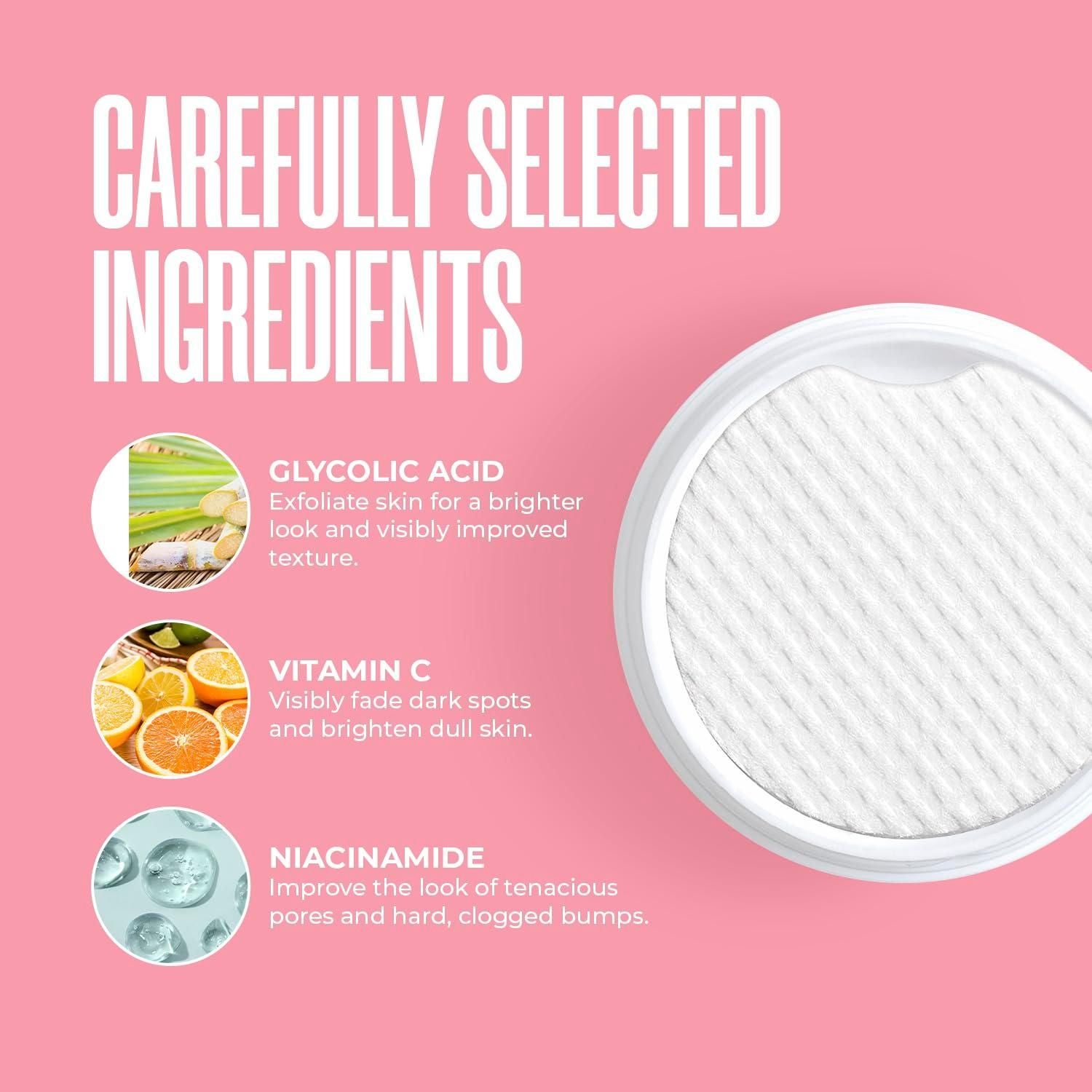 Divine Derriere Spa Strength Exfoliating Pads with Glycolic Acid 20% AHA - 50ml Divine Derriere Spa Strength Exfoliating Pads with Glycolic Acid 20% AHA - 50ml - Glam Global UKDivine Derriere