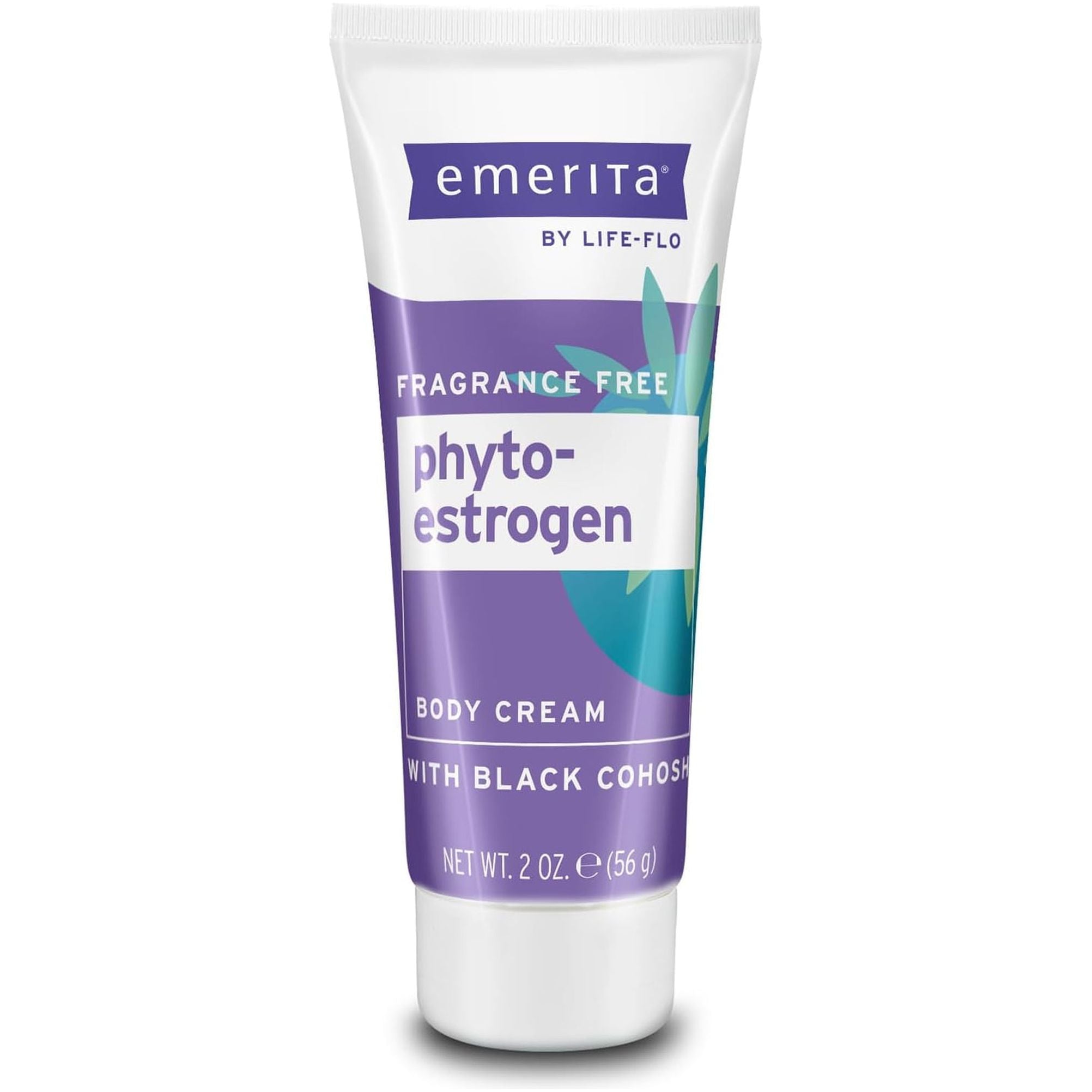 Emerita by Life-flo Phytoestrogen Body Cream – 56g | Plant-Based Hormonal Support Emerita by Life-flo Phytoestrogen Body Cream - 2 oz (56g)