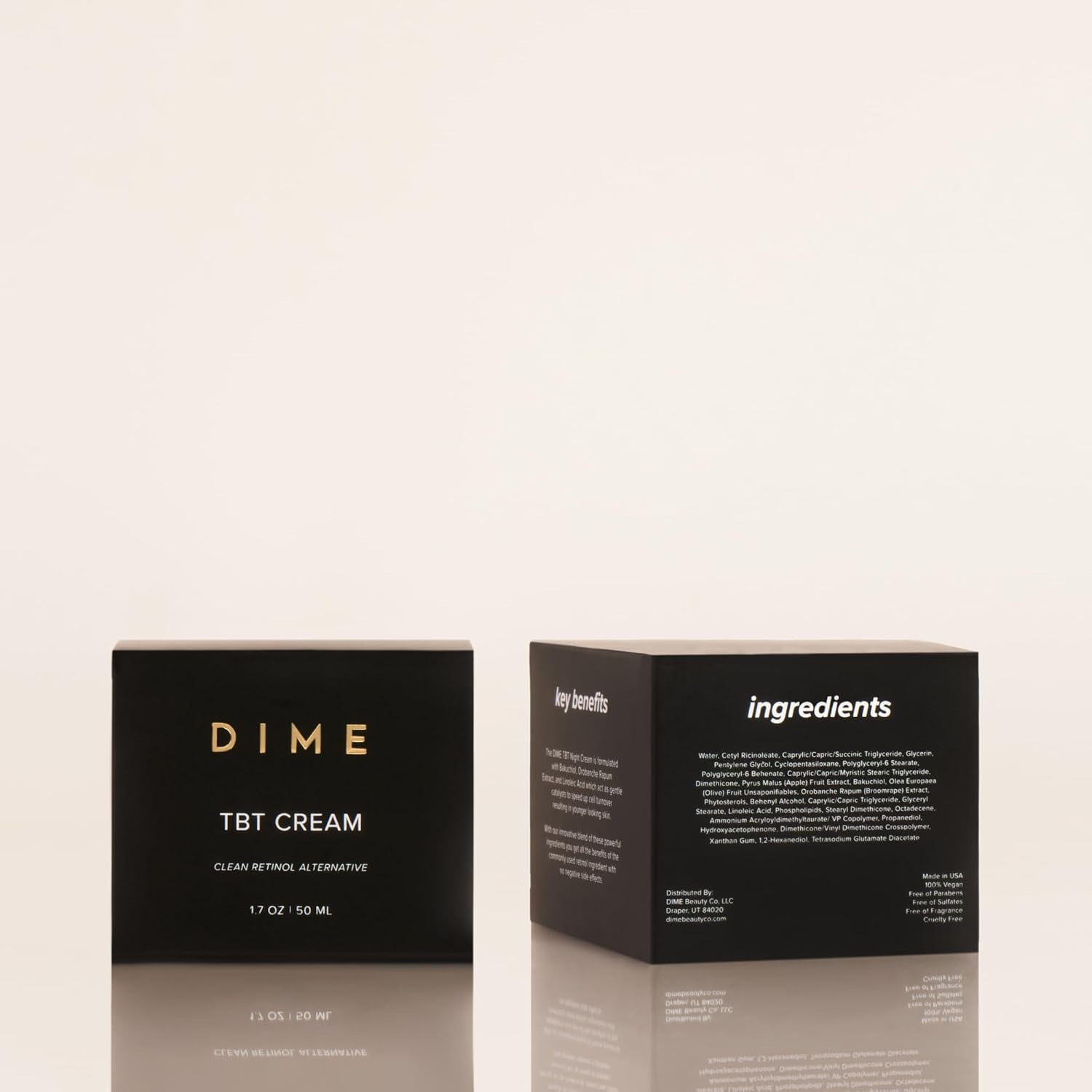 DIME TBT Cream – 50ml | Retinol Alternative Night Moisturizer for Firming & Anti-Aging DIME TBT Cream – 50ml | Retinol Alternative Night Moisturizer for Firming & Anti-Aging