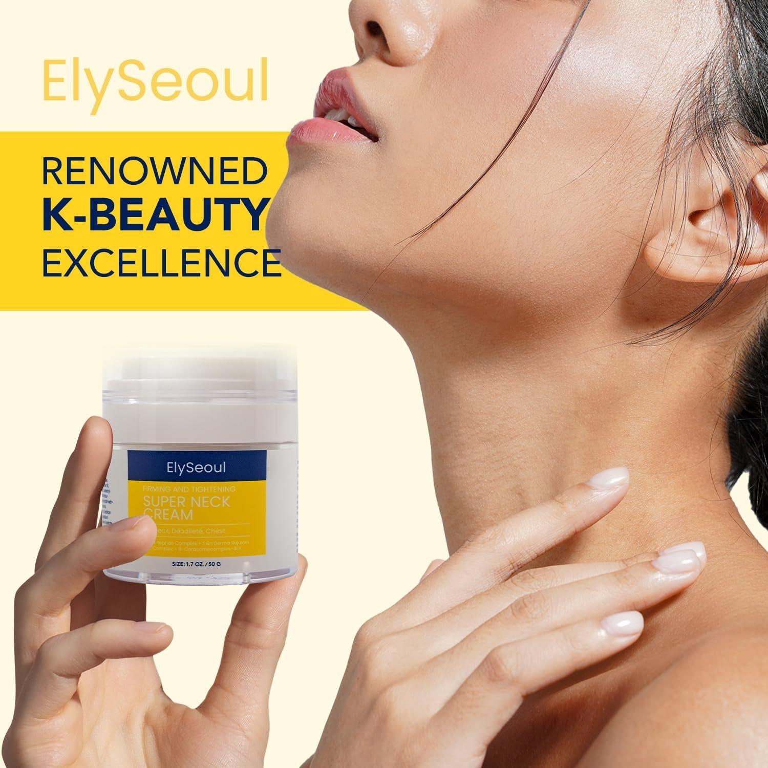 ElySeoul Firming & Tightening Super Neck Cream – 50g | Advanced K-Beauty Lifting Formula ElySeoul Firming & Tightening Super Neck Cream – 50g | Advanced K-Beauty Lifting Formula