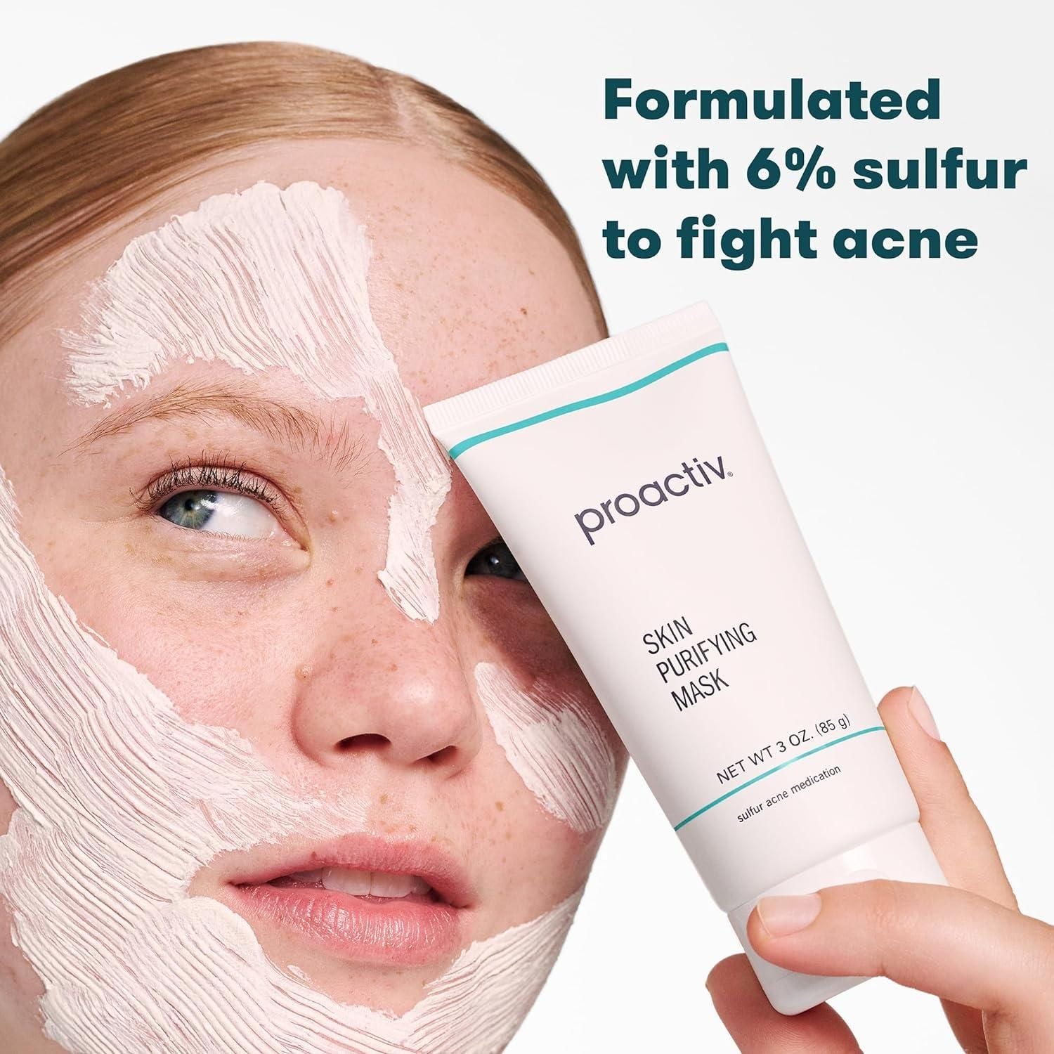 Proactiv Skin Purifying Acne Face Mask – 89ml | 90-Day Supply Sulfur Mask for Breakouts & Pore Refining Proactiv Skin Purifying Acne Face Mask - 89ml (90 Day Supply) - Glam Global UKProactiv