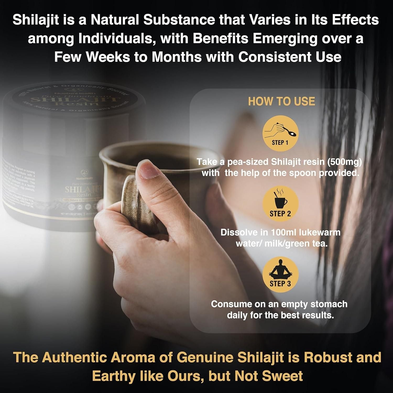 NuetonHealth Pure Organic Himalayan Shilajit Resin – 30g | Gold Grade Fulvic & Humic Acid Supplement for Vitality, Focus & Wellness NuetonHealth Pure Organic Himalayan Shilajit Resin - Gold Grade 30G Lab Tested in UK - Glam Global UKNuetonHealth