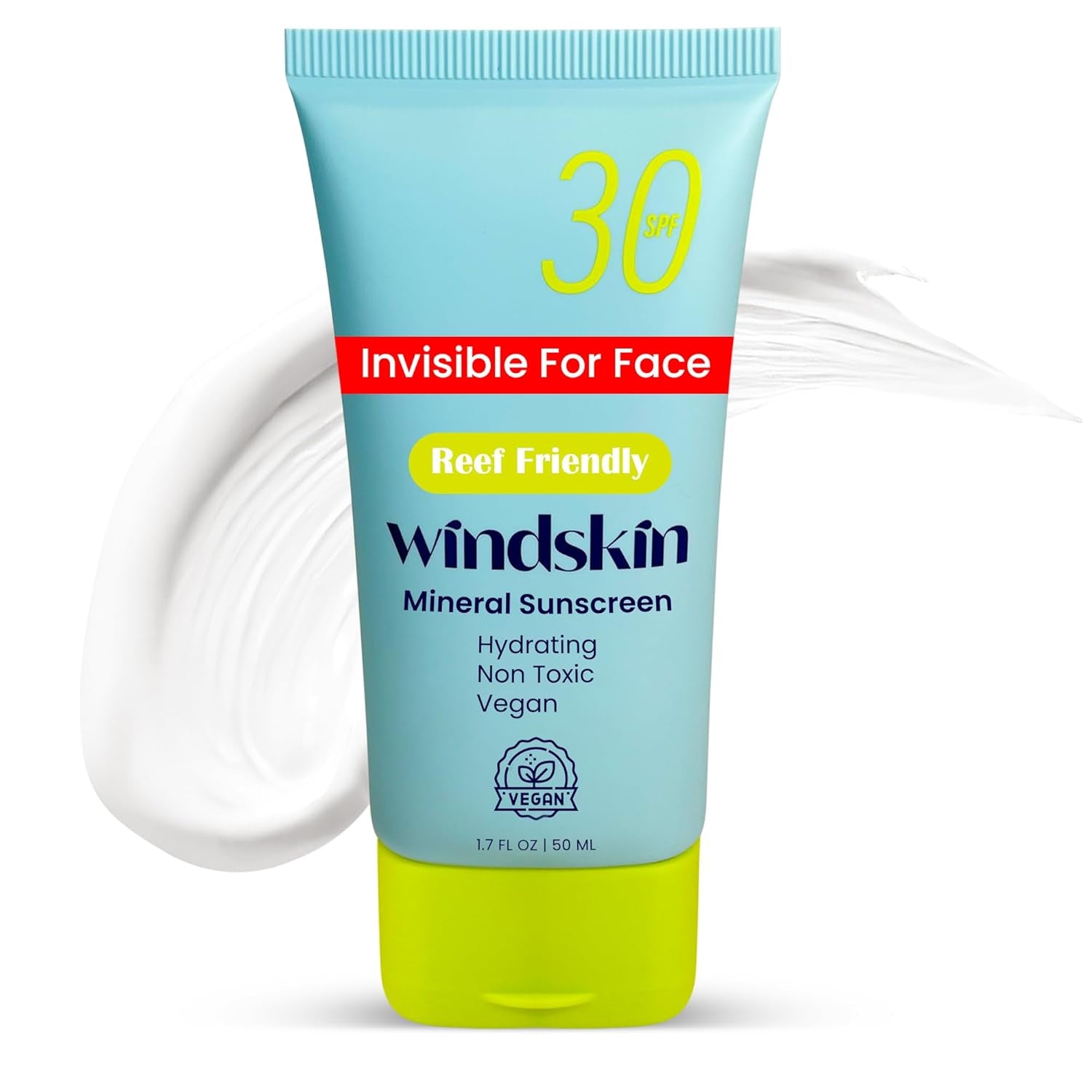 WindSkin Mineral Sunscreen SPF30 – 50ml | No White Cast, Lightweight, Sensitive Skin Safe WindSkin Mineral Sunscreen SPF30 – 50ml | No White Cast, Lightweight, Sensitive Skin Safe