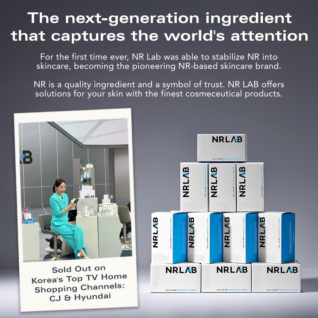 NR Lab Cell in NR™ Ampoule to Cream Formula – 45ml | Anti-Ageing Serum & Moisturiser for Glass Skin NR Lab Cell in NR™ Ampoule to Cream Formula – 45ml | Anti-Ageing Serum & Moisturiser for Glass Skin