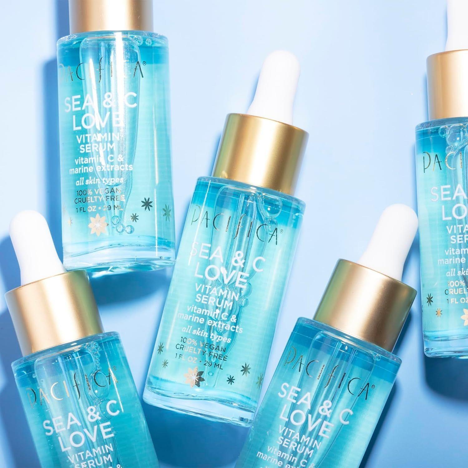Pacifica Sea & C Love Vitamin Serum – 29ml | Blue Light Protection, Hydration & Brightening Boost Pacifica Sea & C Love Vitamin Serum – 29ml | Blue Light Defense & Brightening Face Serum