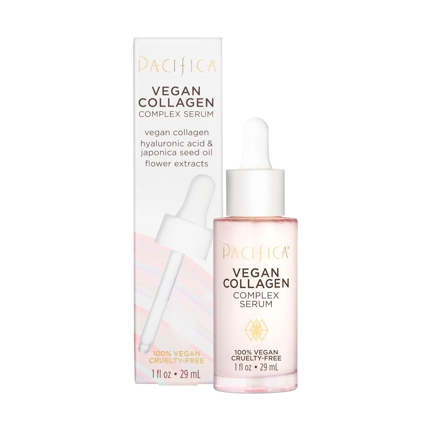 Pacifica Vegan Collagen Complex Serum – 29ml | Plant-Based Anti-Aging & Hydrating Serum Pacifica Vegan Collagen Complex Serum – 29ml | Hydrating & Plumping Anti-Aging Serum