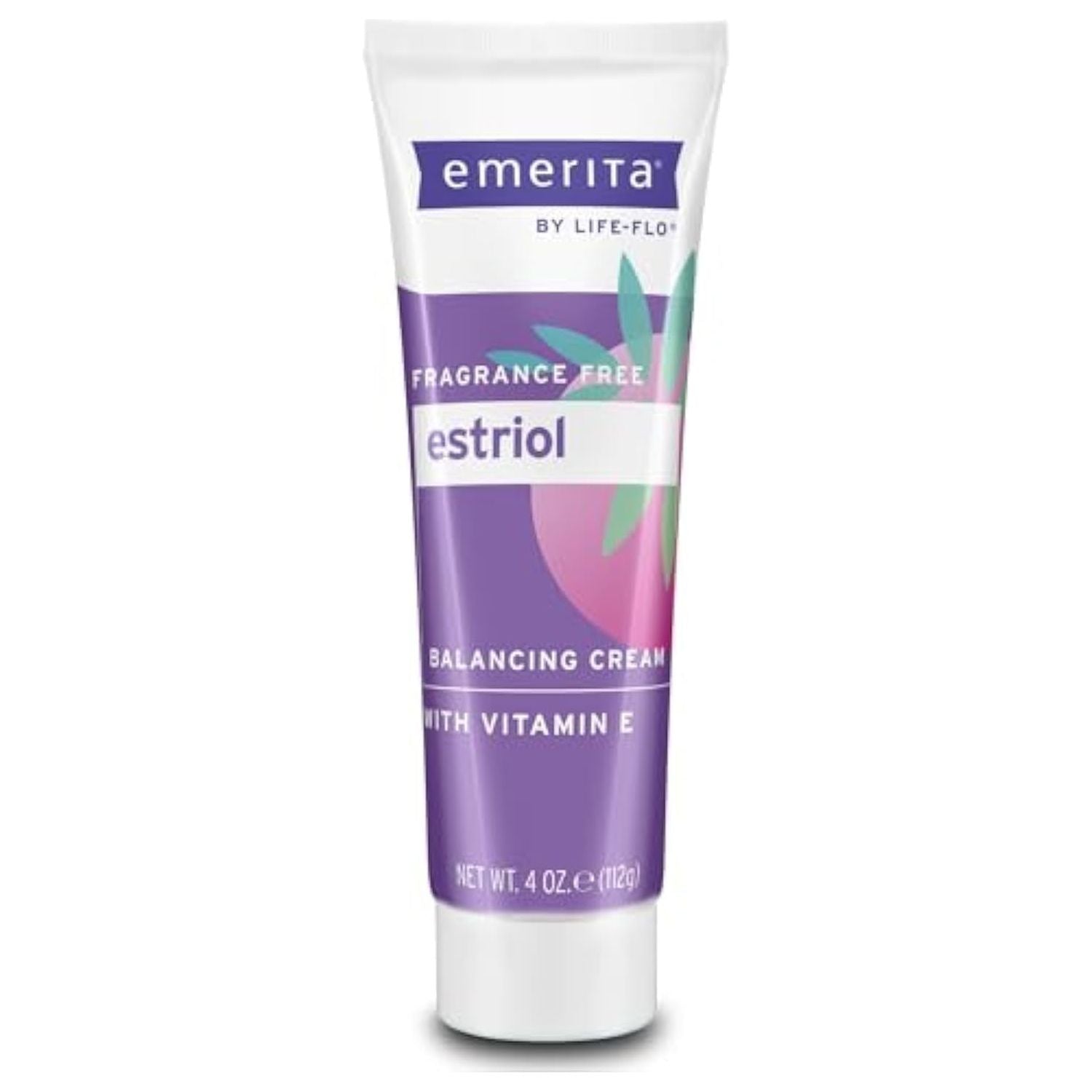 Emerita by Life-flo Estriol Balancing Cream with Vitamin E – 112g | Hormonal Support, Skin Nourishment & Paraben-Free Wellness Emerita by Life-flo Estriol Balancing Cream with Vitamin E - 4 fl oz (112g)