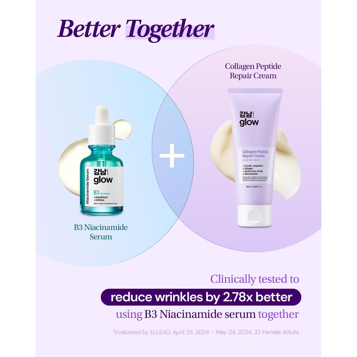 GANGNAM GLOW Collagen Peptide Repair Cream – 100ml | All-in-One Firming, Elasticity & Wrinkle Care GANGNAM GLOW Collagen Peptide Repair Cream – 100ml | All-in-One Firming, Elasticity & Wrinkle Care