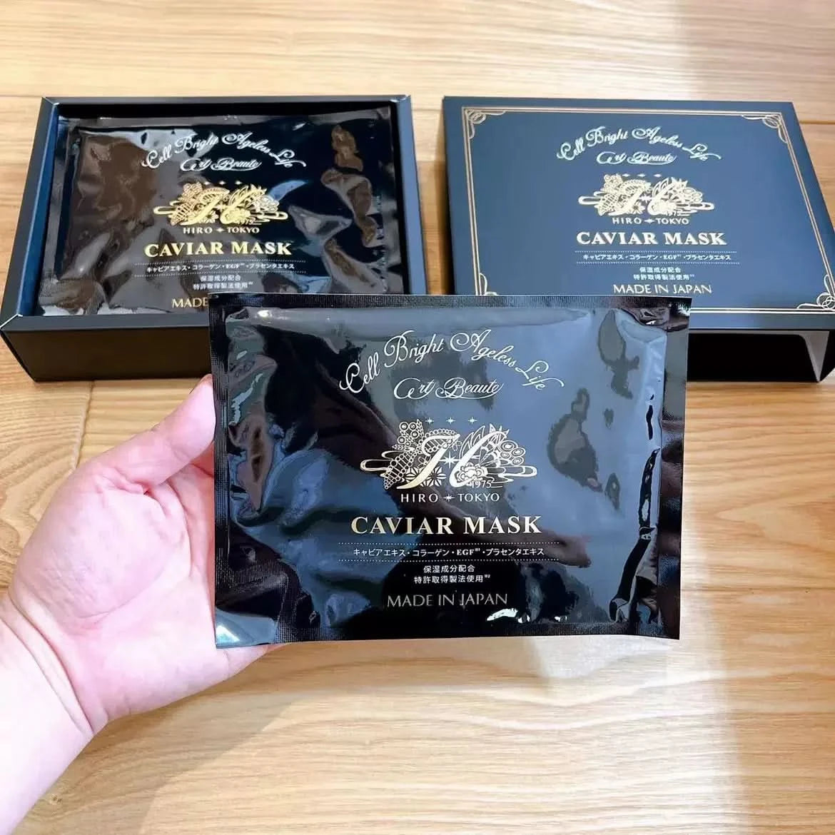 Hirosophy Caviar Face & Neck Mask – 10 Sheets | Luxury Firming & Hydrating Treatment Hirosophy Caviar Face & Neck Mask – 10 Sheets | Luxury Firming & Hydrating Treatment