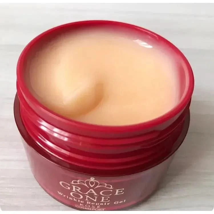 Kosé Grace One All-in-One Wrinkle Repair Gel – 100g | 8-in-1 Anti-Aging Moisturiser with Niacinamide Kosé Grace One All-in-One Wrinkle Repair Gel – 100g | 8-in-1 Anti-Aging Moisturiser with Niacinamide