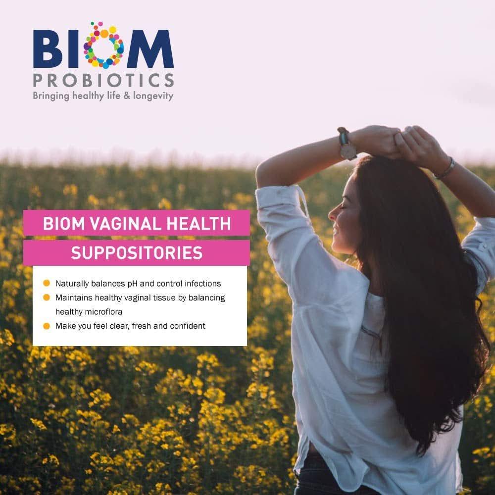 VagiBiom Vaginal Health Suppositories – 15 Suppositories | pH Balance & Vaginal Wellness VagiBiom Vaginal Health Suppositories – 15 Suppositories | pH Balance & Vaginal Wellness