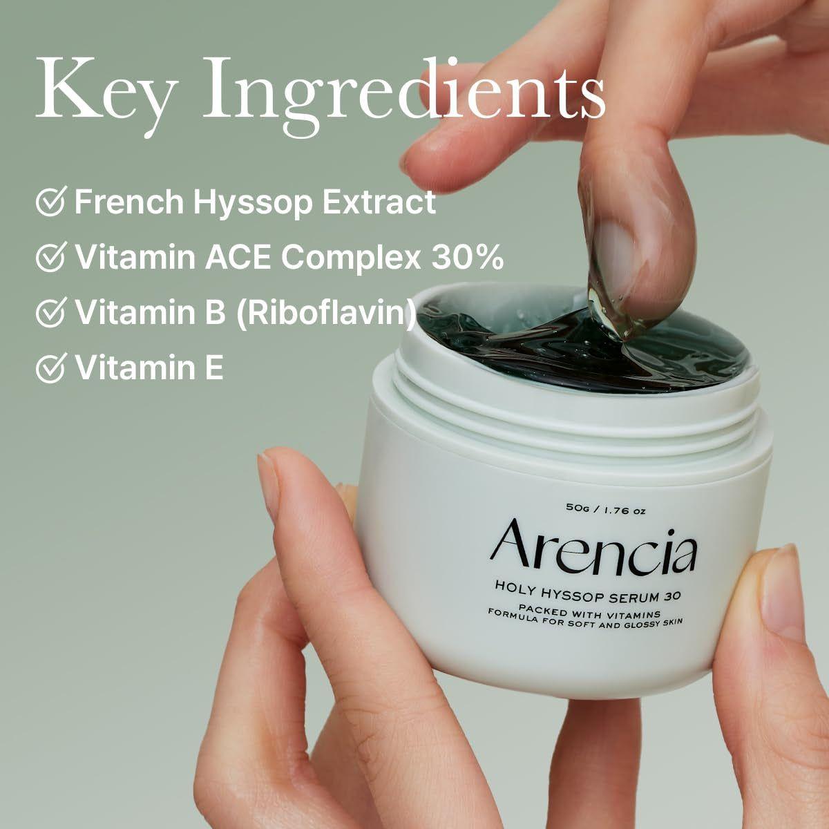 ARENCIA Holy Hyssop Serum 30 - 1.69 fl oz (50ml) – Deep Hydration and Radiant Glow ARENCIA Holy Hyssop Serum 30 - 1.69 fl oz (50ml) – Deep Hydration and Radiant Glow