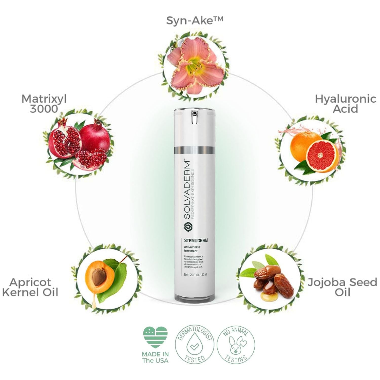 Solvaderm Stemuderm Anti-Wrinkle Treatment – 50ml | Advanced Peptide & Stem Cell Complex for Firm, Youthful Skin Solvaderm Stemuderm Anti-Wrinkle Treatment – 50ml | Advanced Peptide & Stem Cell Complex for Firm, Youthful Skin