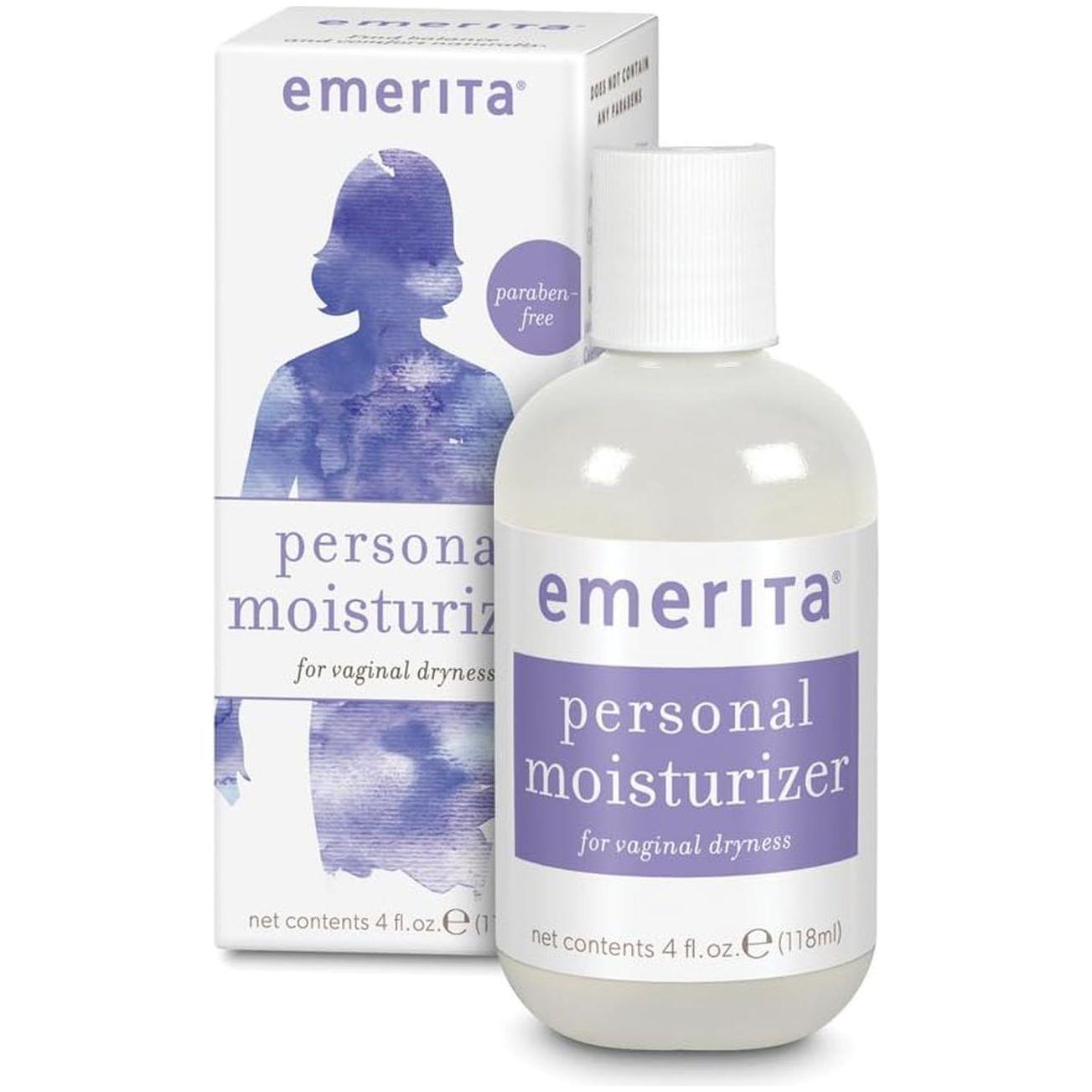 Emerita Personal Moisturizer for Women – 118ml | Intimate Hydration for Vaginal Dryness & Daily Comfort Emerita Personal Moisturizer for Women | Intimate Skin Care for Vaginal Dryness – 4 fl oz (118ml)