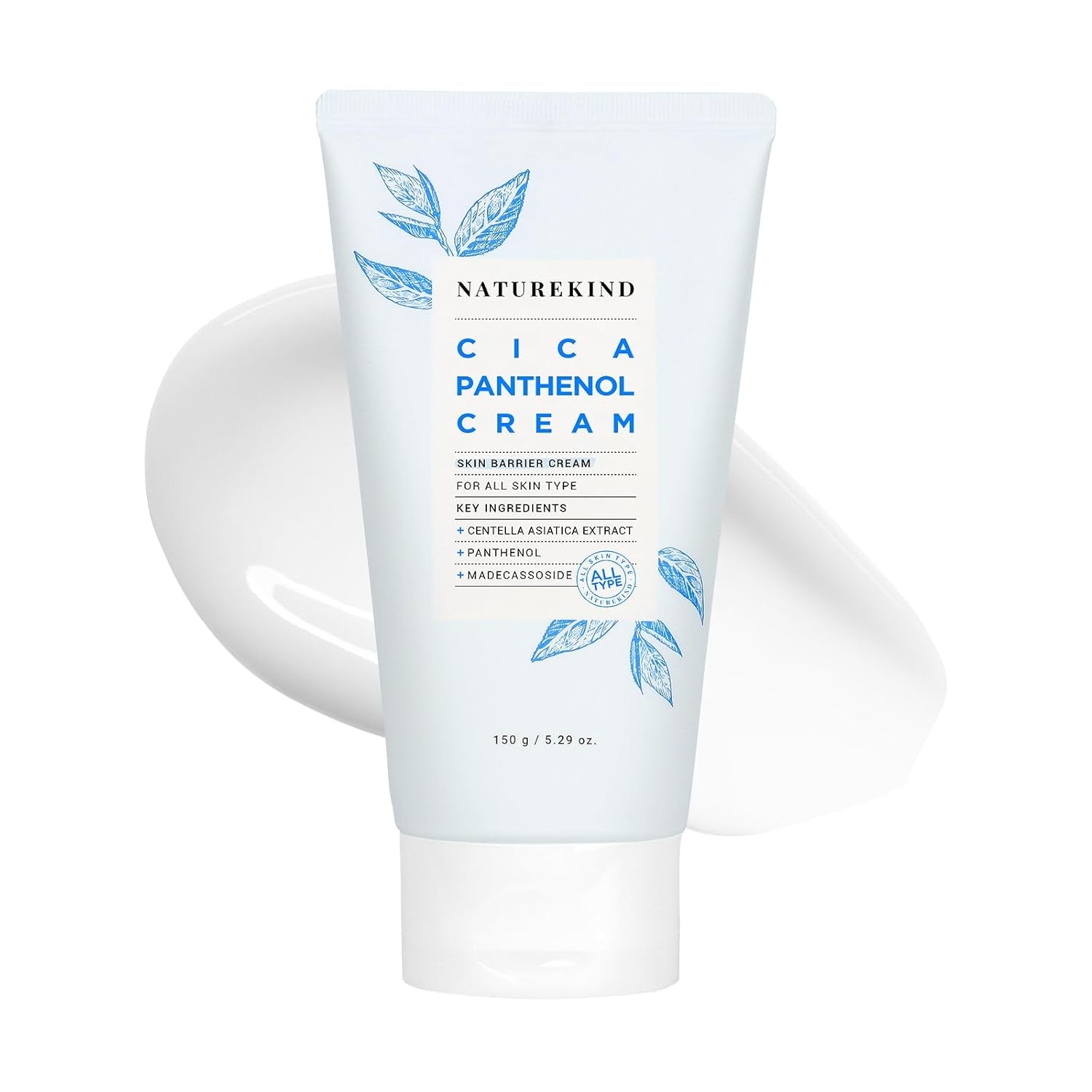 NATUREKIND Cica Panthenol Cream – 150g | Deep Hydration & Skin Barrier Repair for Dry, Sensitive Skin NATUREKIND Cica Panthenol Cream – 150g | Deep Hydration & Skin Barrier Repair for Dry, Sensitive Skin