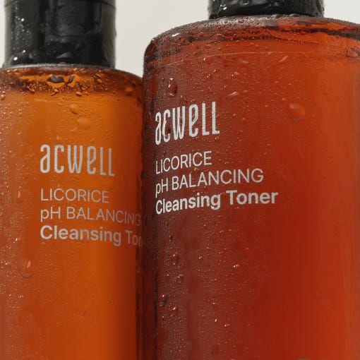 Acwell Licorice pH Balancing Cleansing Toner 300ml – Brightening & Hydrating Toner for Acne Scars, Dark Spots & Glowing Skin Acwell Licorice pH Balancing Cleansing Toner - 300ml - Glam Global UKacwell