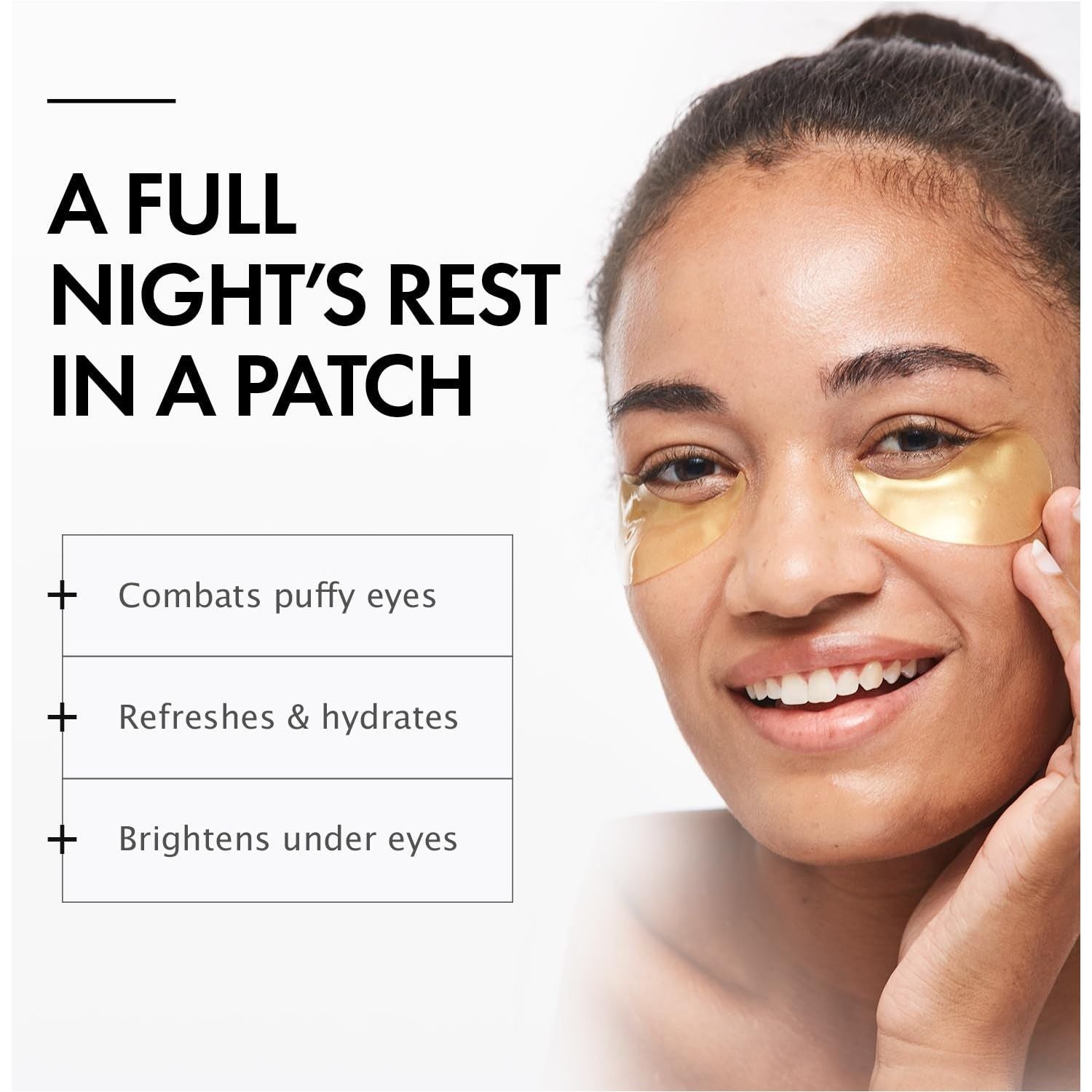 Depology Restoring Hydrogel Under Eye Patches – 60 Patches (84g) | Brightening & De-Puffing Gold Eye Masks with Caffeine & Niacinamide Depology Restoring Hydrogel Under Eye Patch – 60 Patches (2.96 oz / 84g)