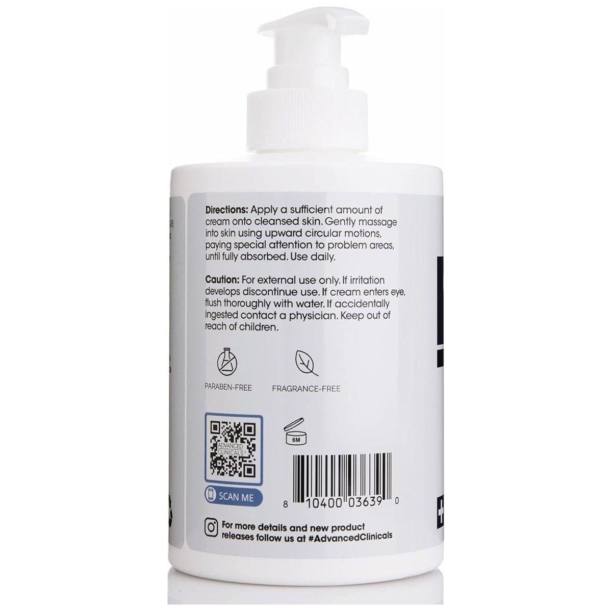 Advanced Clinicals Collagen Lotion + Peptide Firming Face & Body Cream – Anti-Aging, Moisturizing & Firming Treatment 15 fl oz (444ml) Advanced Clinicals Collagen Lotion + Peptide Firming Face & Body Cream 15 fl oz - 444 ml - Glam Global UKAdvanced Clinicals