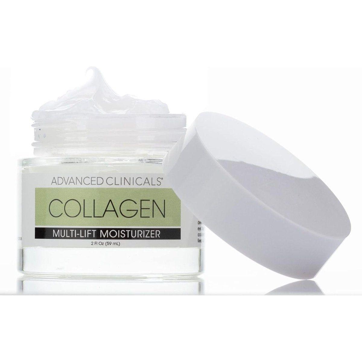 Advanced Clinicals Collagen Skin Rescue Lotion - Hydrating Anti-Aging Body & Face Cream for Wrinkles, Fine Lines & Dry Skin - 16 oz (454g) Advanced Clinicals Collagen Skin Rescue Lotion 16 oz - 454 g ( 2 - PC set) - Glam Global UKAdvanced Clinicals