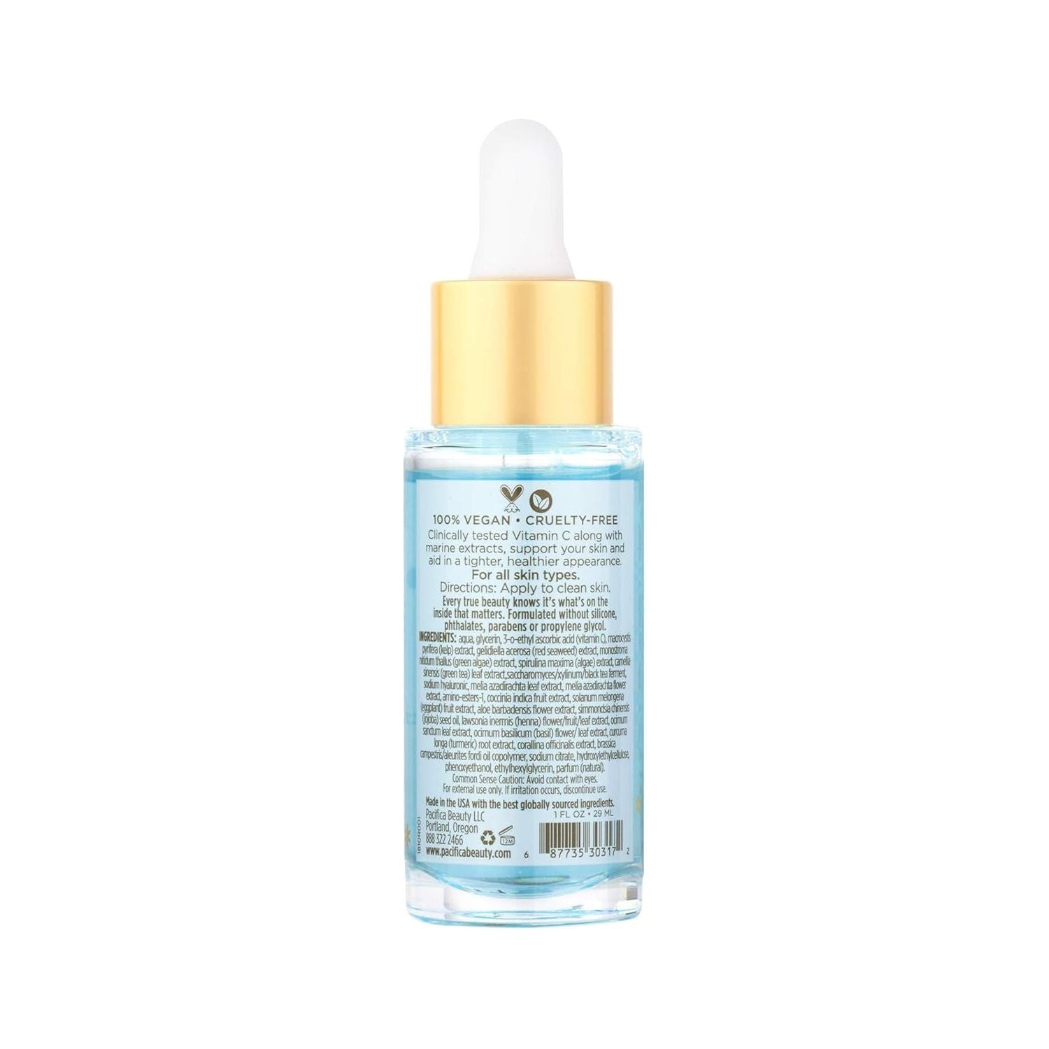 Pacifica Sea & C Love Vitamin Serum – 29ml | Blue Light Protection, Hydration & Brightening Boost Pacifica Sea & C Love Vitamin Serum – 29ml | Blue Light Defense & Brightening Face Serum